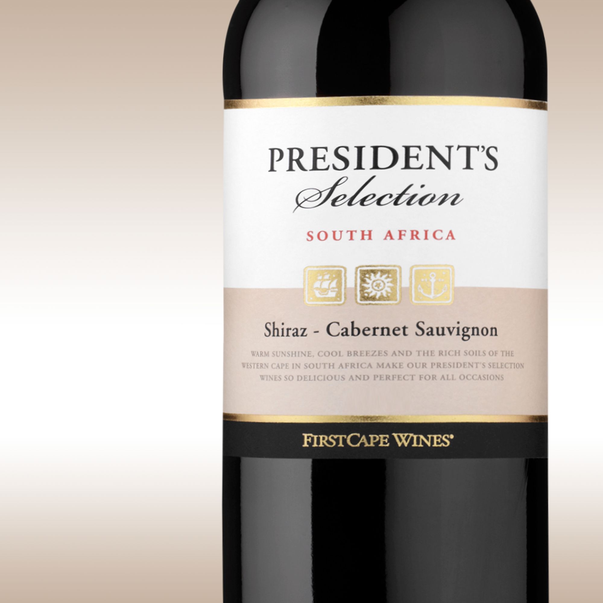First Cape Presidents Selection Shiraz Cabernet Sauvignon 201011 Western Cape South Africa