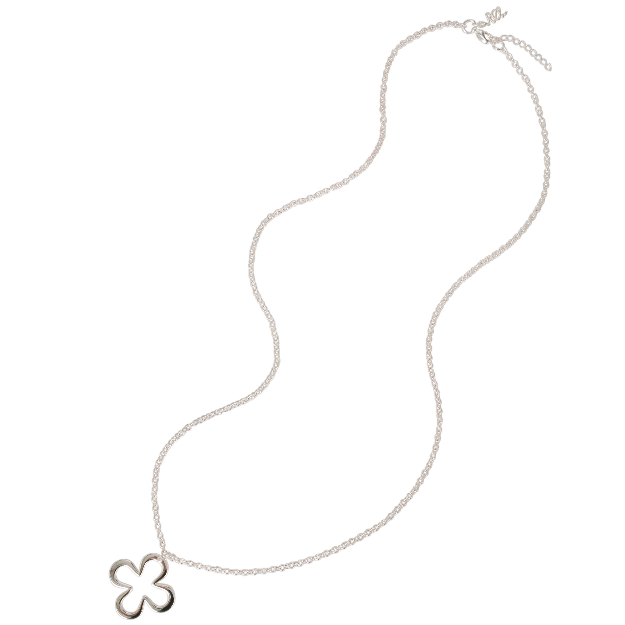 Renaissance Life Double Lucky Charm Single Necklace, Silver