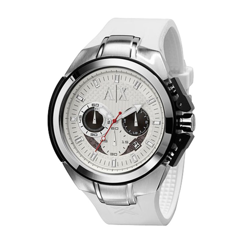 Armani Exchange AX1068 Mens Chronograph Watch, White