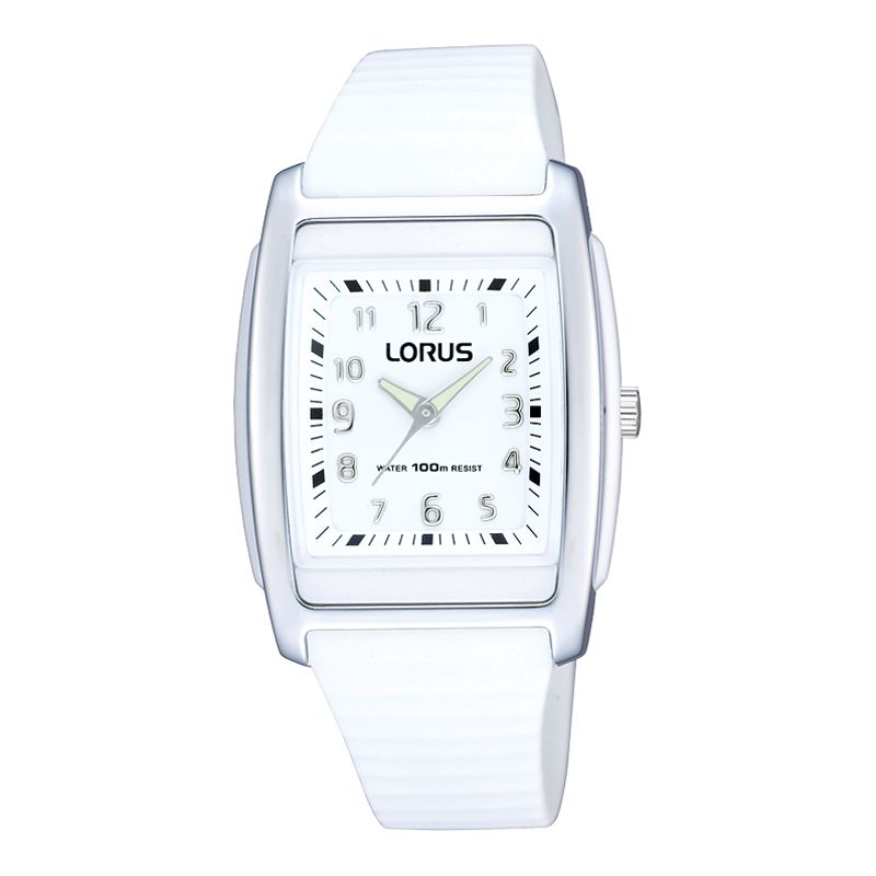 Lorus RRX91CX9 Kids Unisex White Silicone Strap Watch