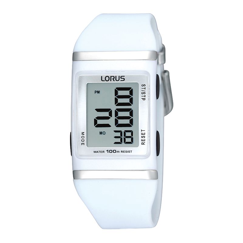 Lorus R2303EX9 Unisex Kids White Silicone Strap Watch