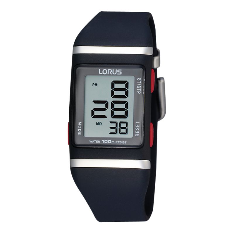Lorus R2395DX9 Kids Unisex Black Strap Sports Watch