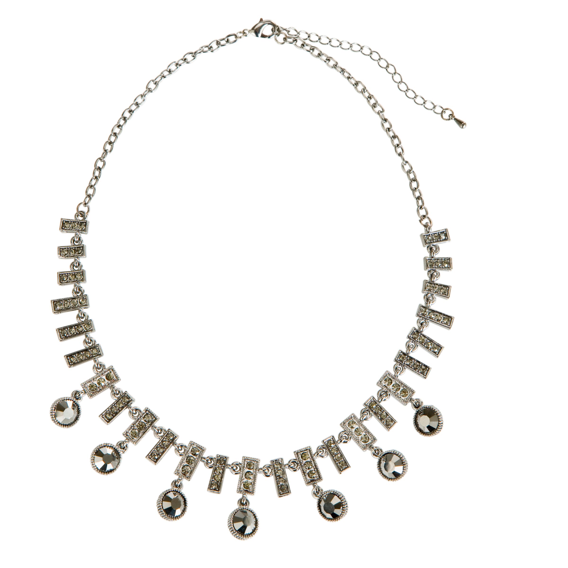 John Lewis Women Diamante Drop Necklace