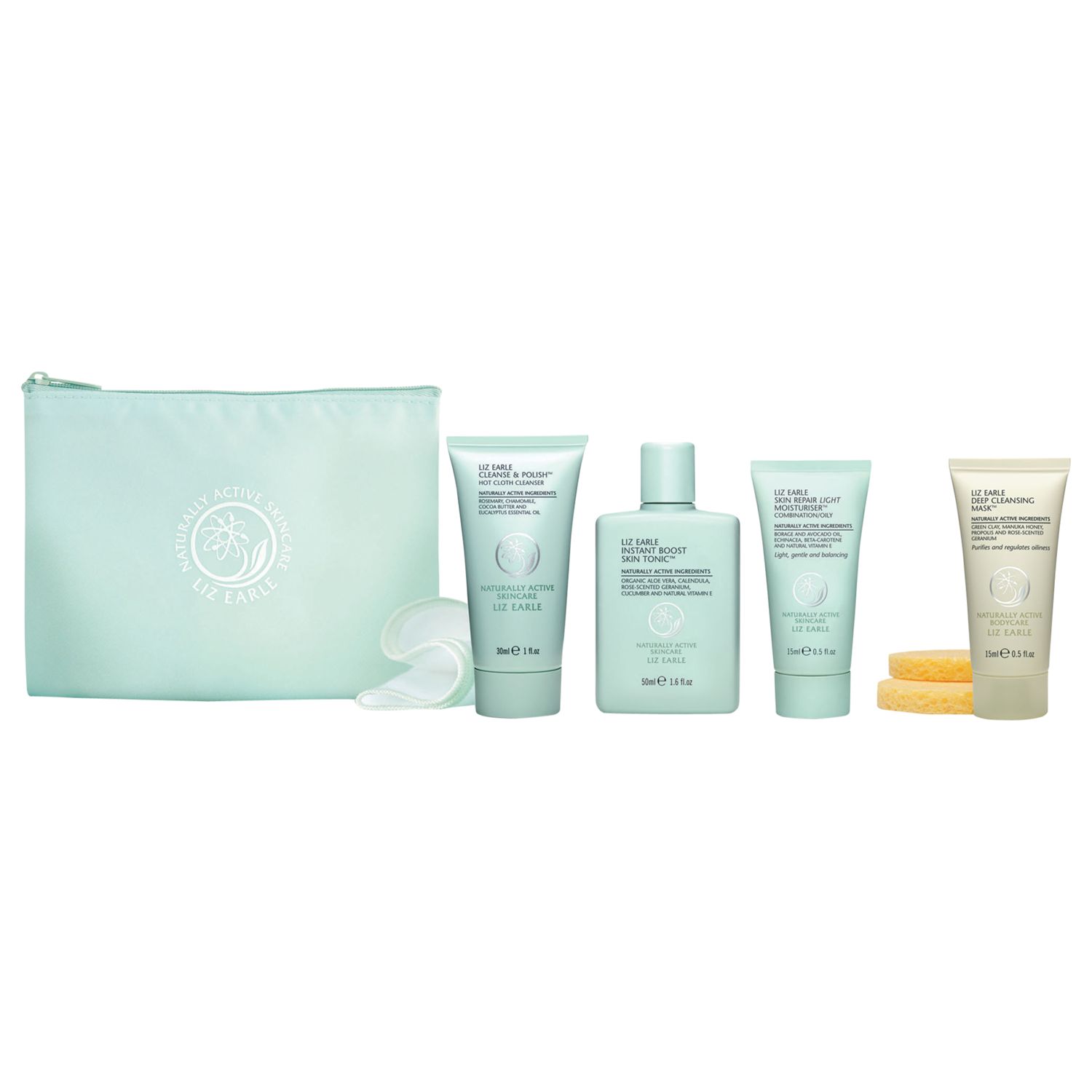 Liz Earle Skin Care Try-Me Kit with Deep Cleansing Mask, Combination/Oily Skin Types