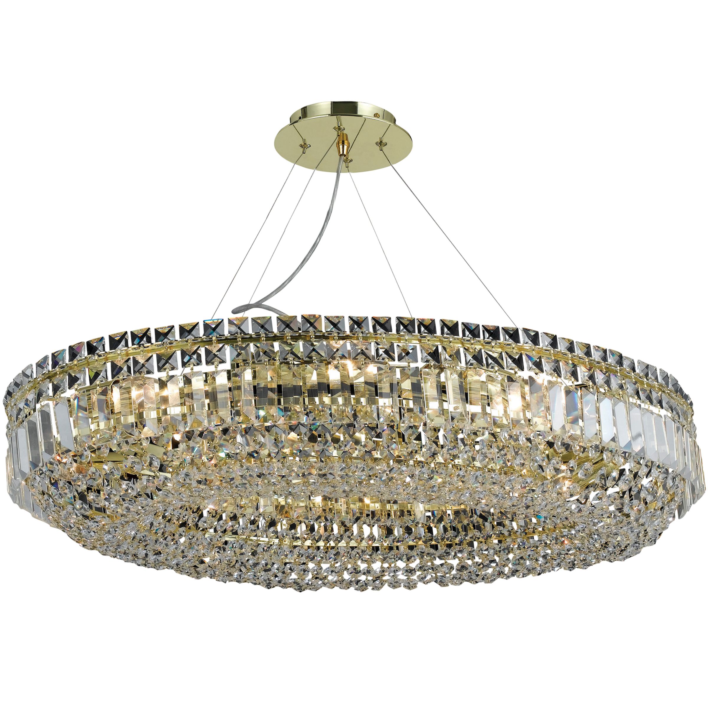 Adina Chandelier, Gold, 12 Light at John Lewis