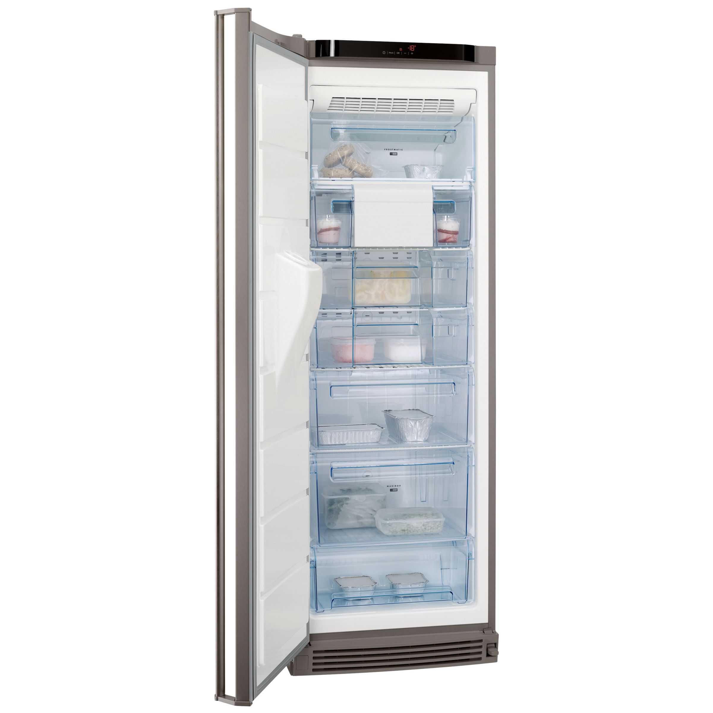 AEG A92860GNX0 Tall Freezer A Energy Rating 60cm Wide Stainless Steel