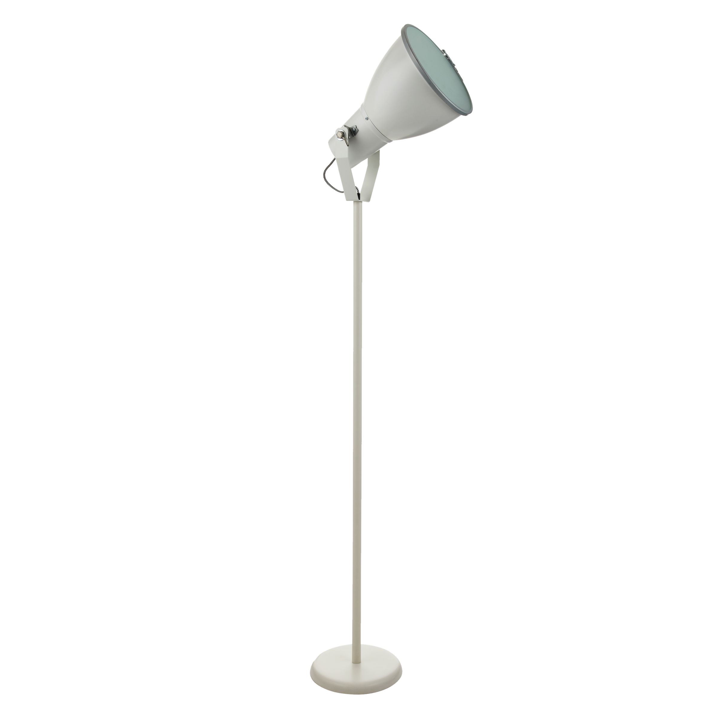 Stirrup Floor Lamp, White