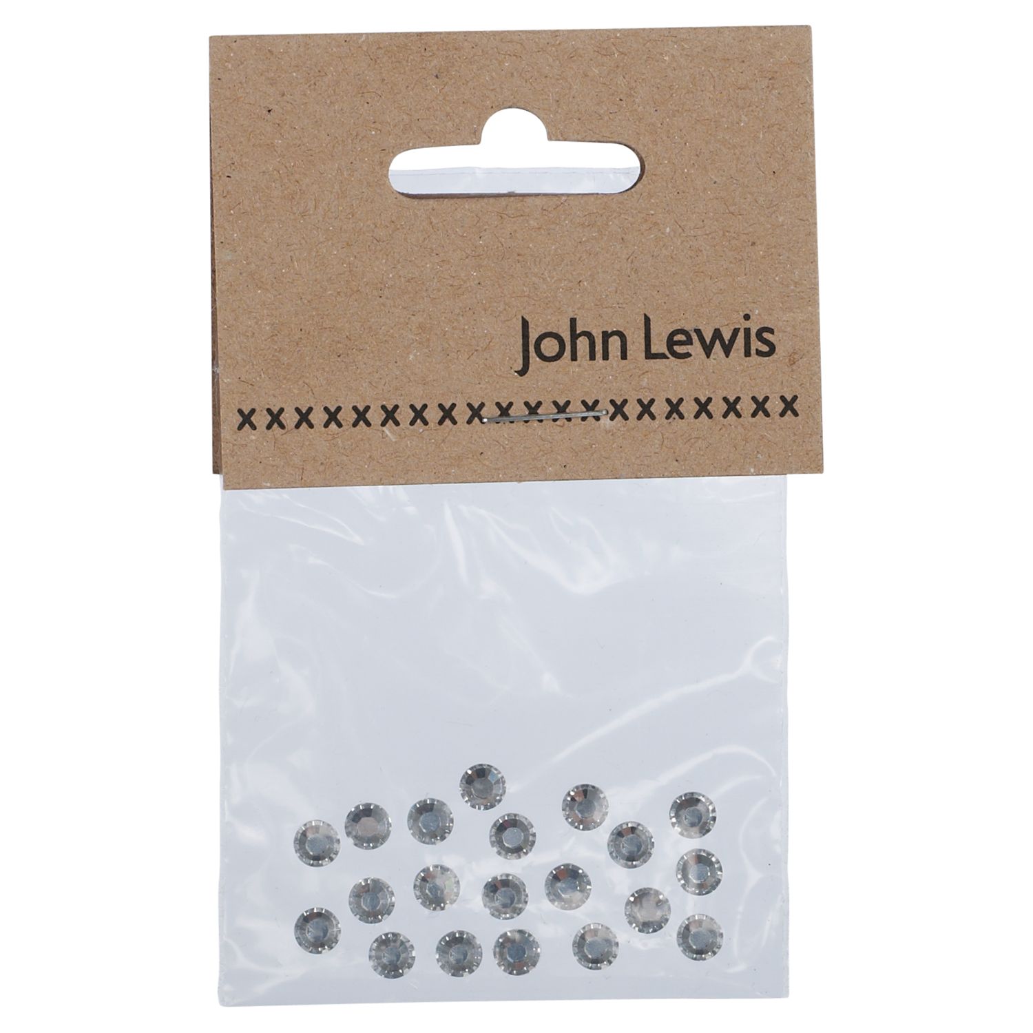 John Lewis Swarovski 5mm Hotfix Crystals, Pack of 20, Clear