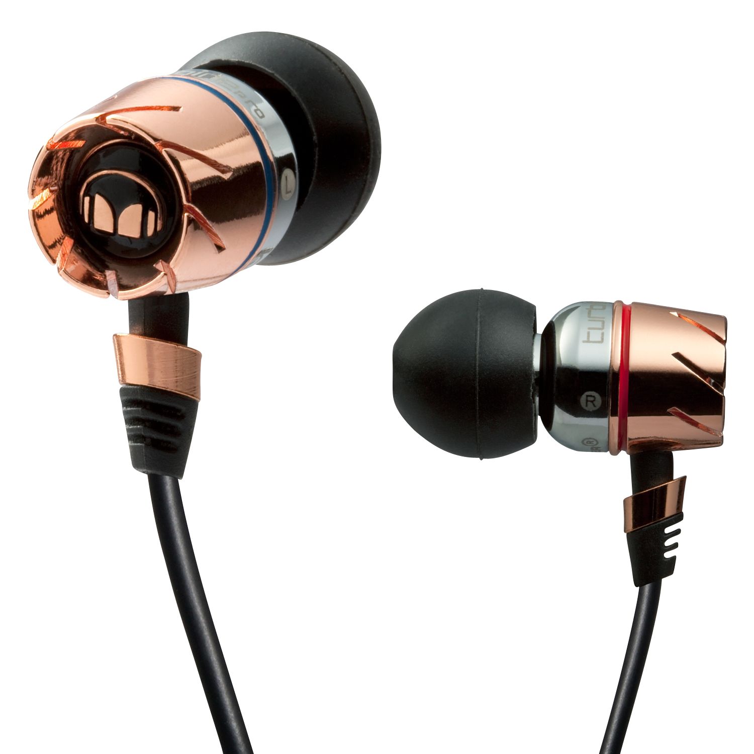 Monster Turbine Pro In-Ear Headphones, Copper