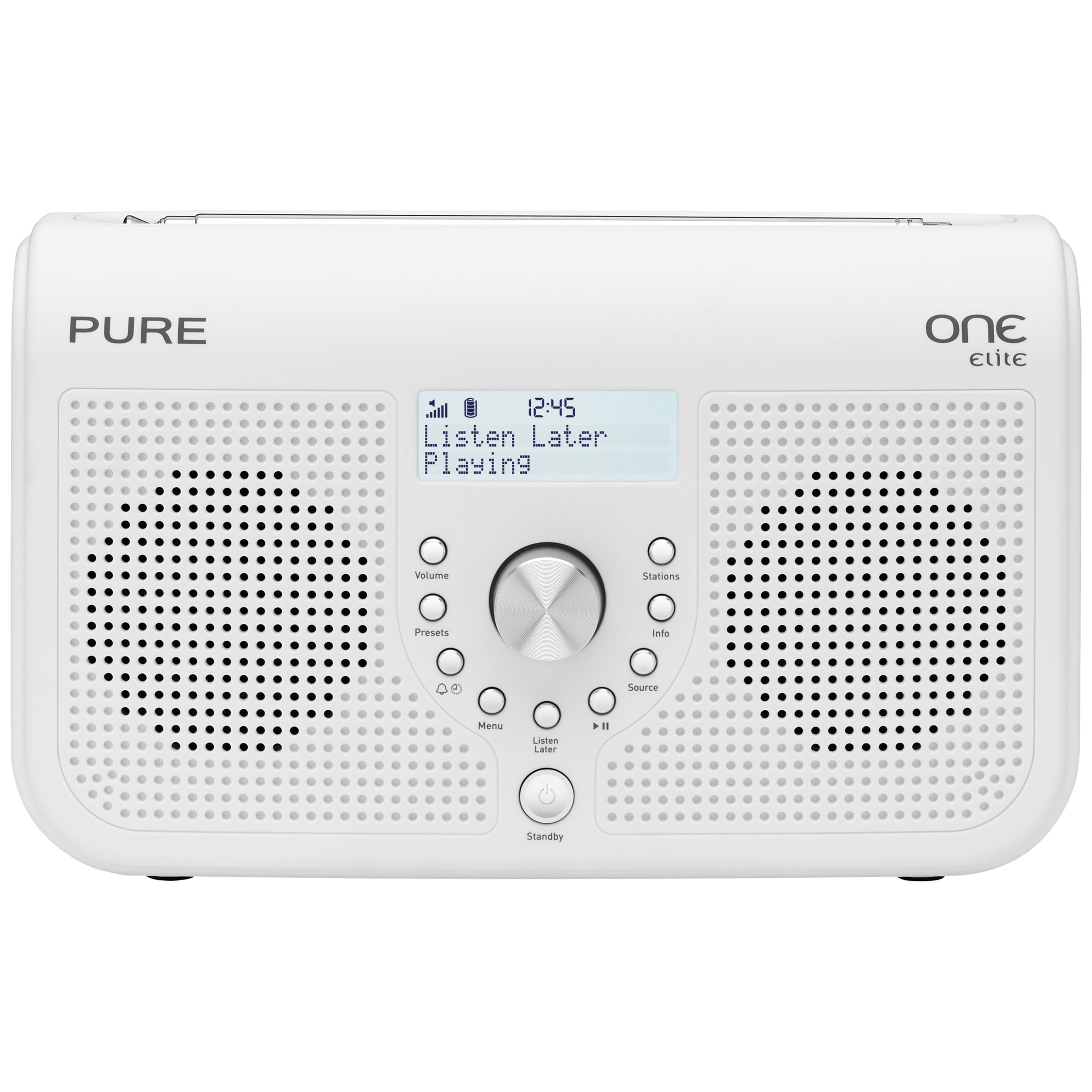 PURE One Elite II DAB Digital Radio, White