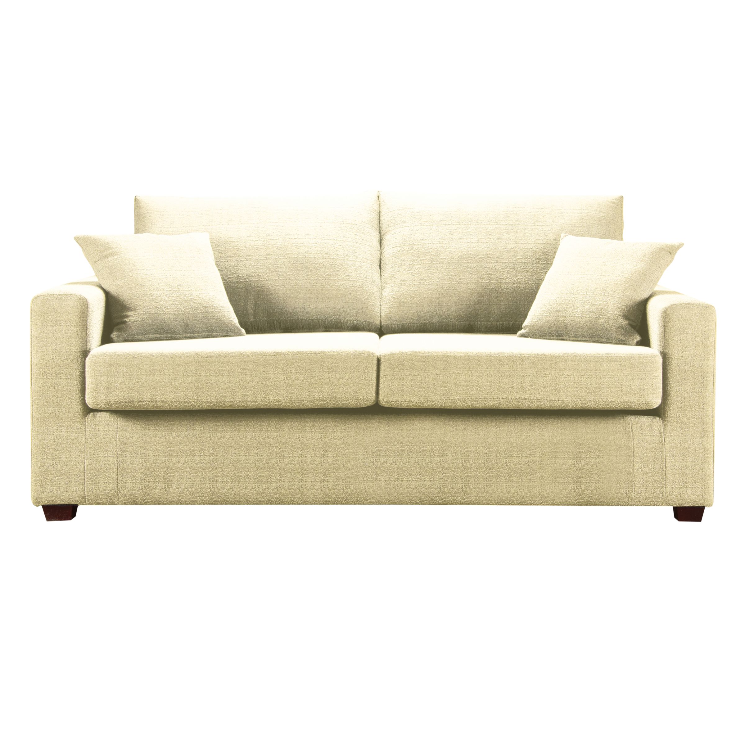 John Lewis Ravel Grand Sofa Bed with Open Spring Mattress, Vanilla at JohnLewis
