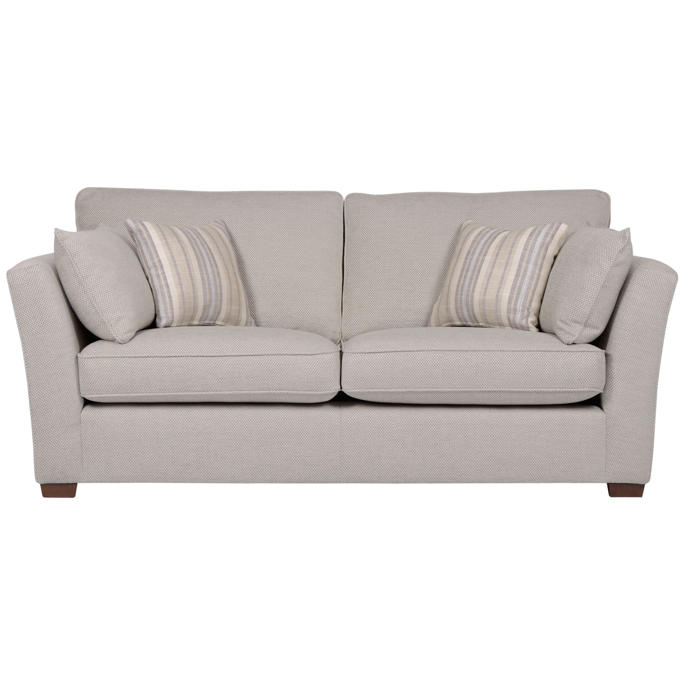 John Lewis Nantes Large Sofa, Evora Grey, width 195cm
