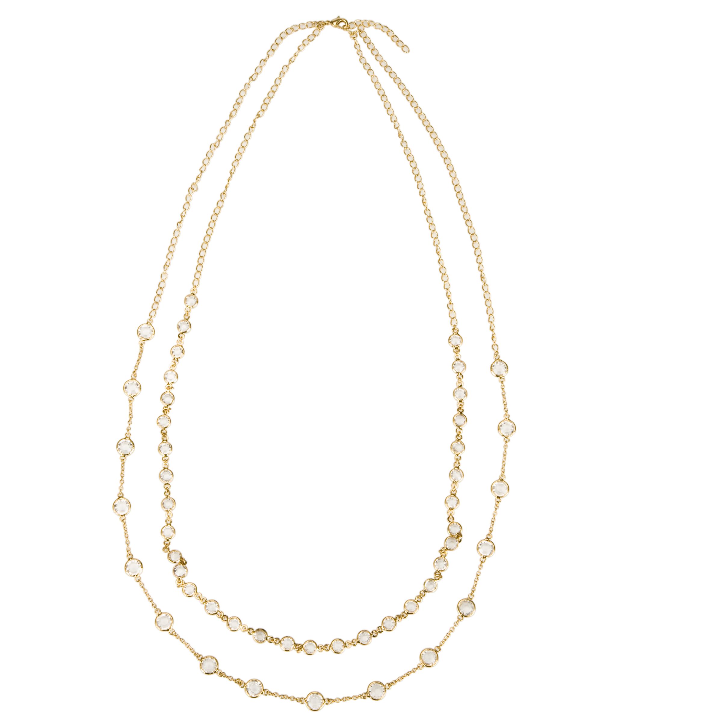 COLLECTION, John Lewis Women Double Layer Glass Bead Long Necklace