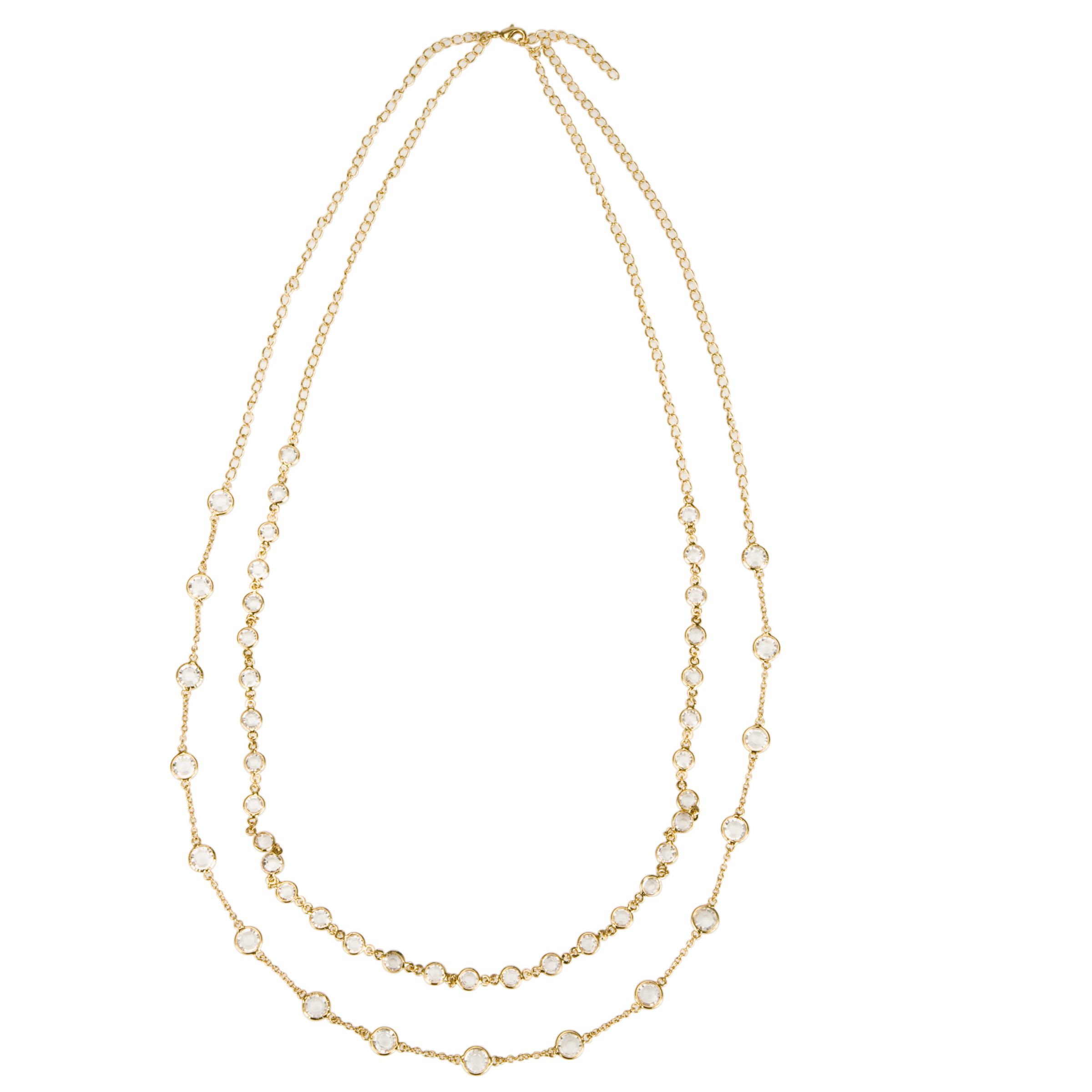 COLLECTION, John Lewis Women Double Layer Glass Bead Long Necklace