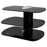 Off the Wall Sky 750 Black TV Stand for TVs up to 55