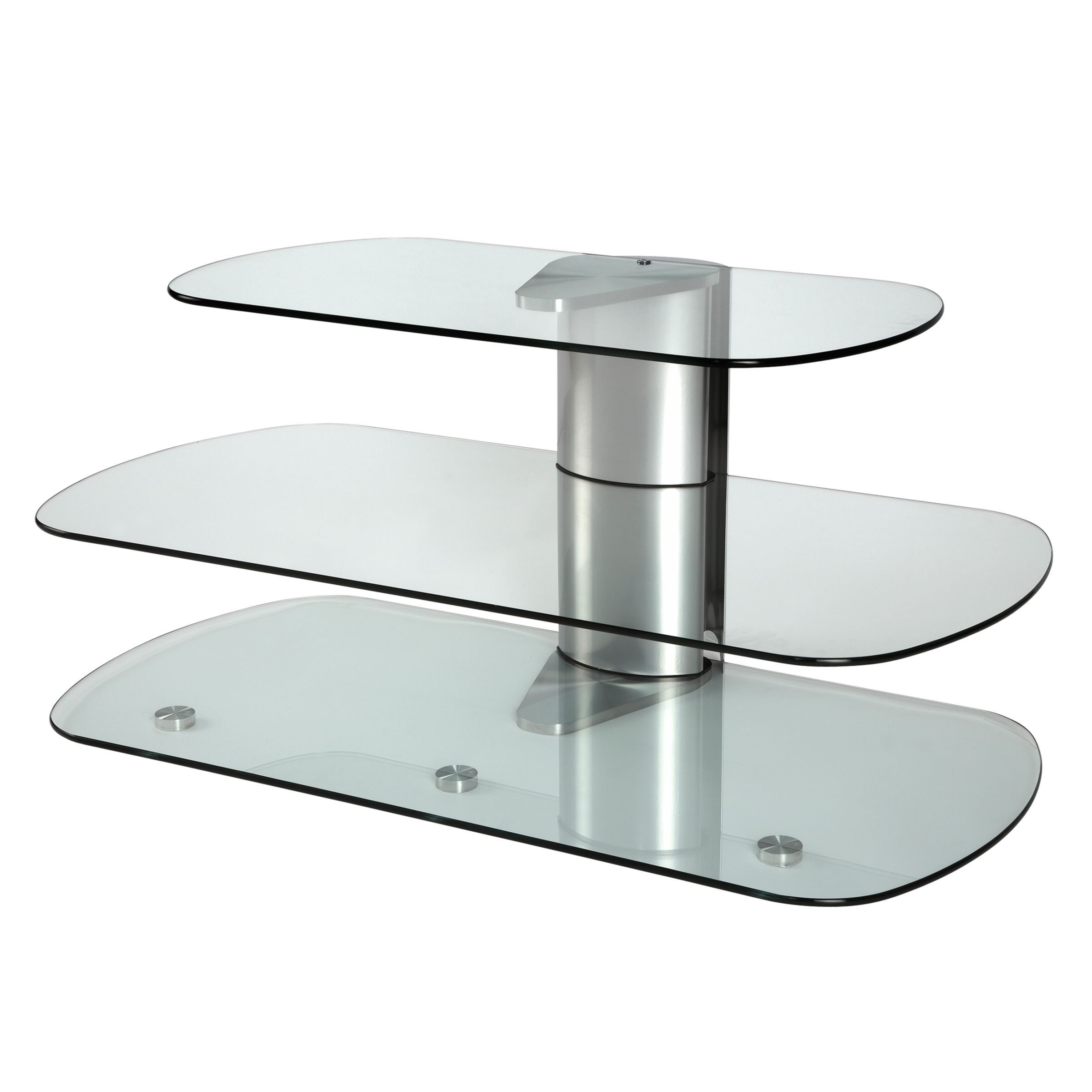 Off the Wall Sky 1000 Silver/Clear TV Stand, width 100cm