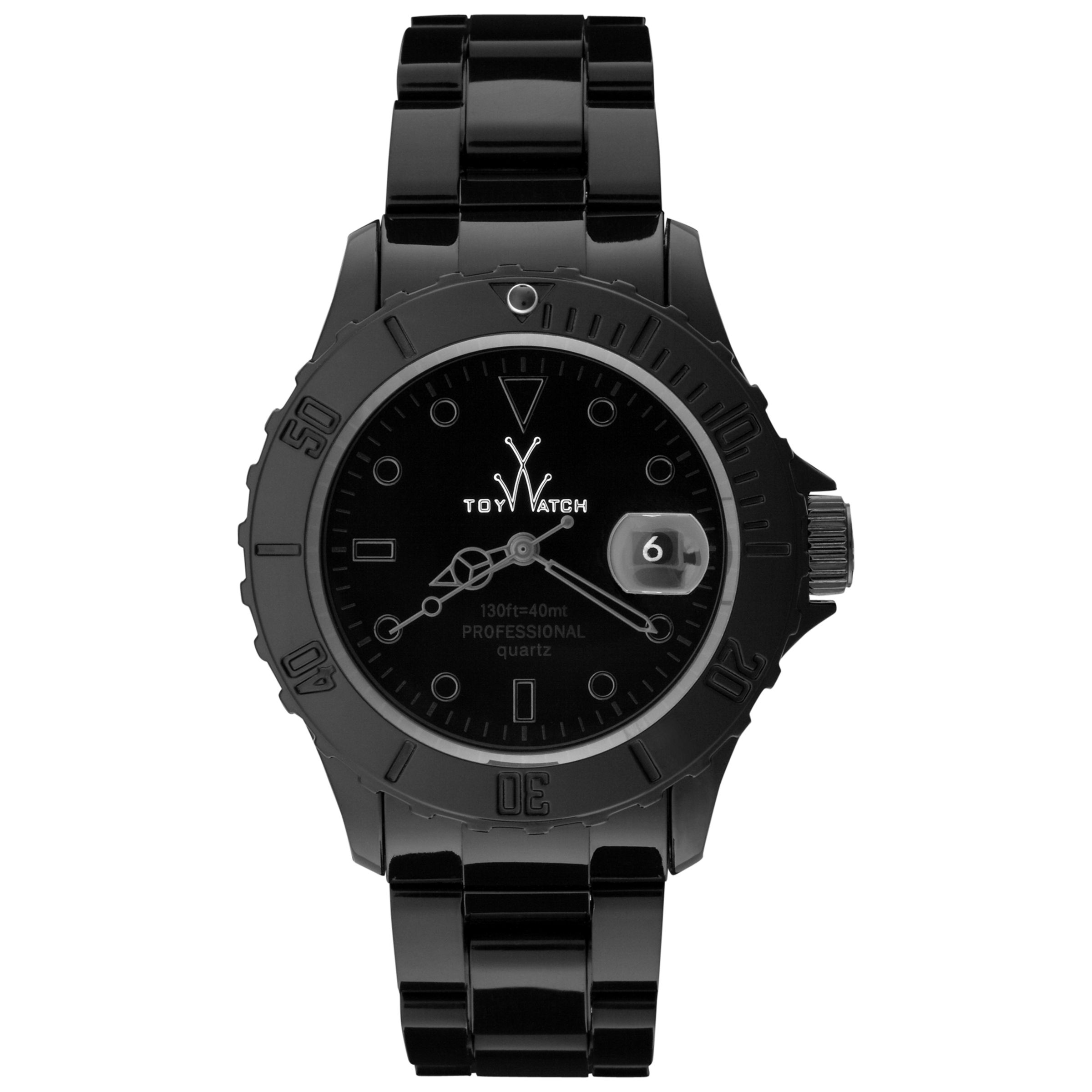 Toy Watch MO02BK Unisex Black Monochrome Bracelet Watch, Black
