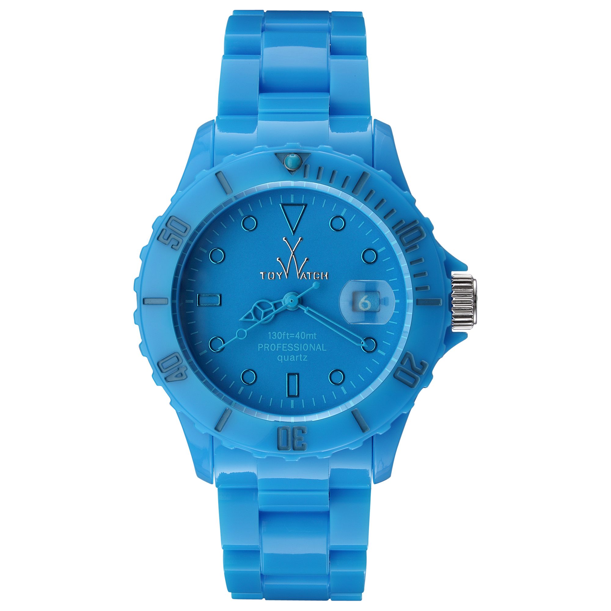 Toy Watch MO03LB Unisex Black Monochrome Bracelet Watch, Blue