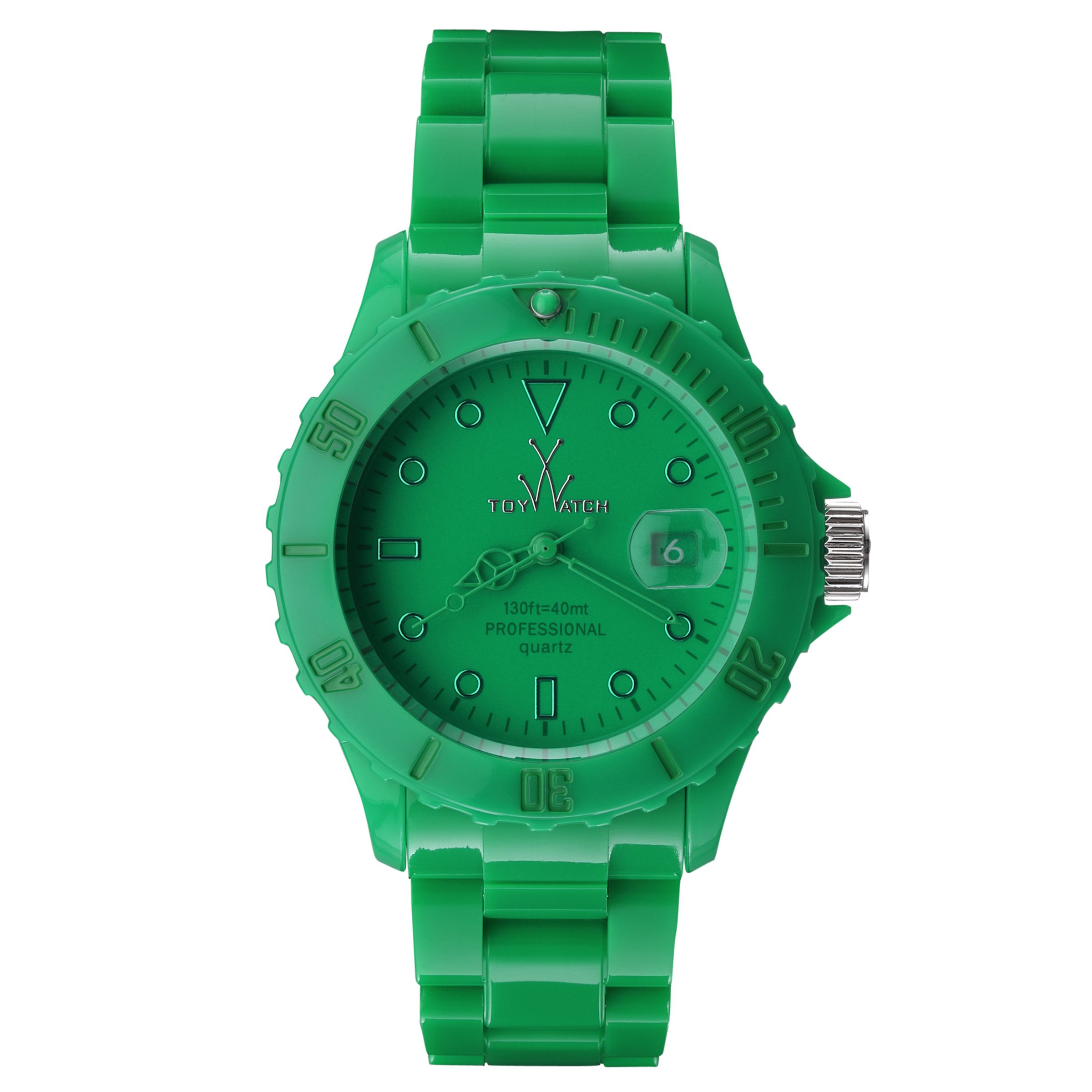 Toy Watch MO05GR Unisex Monochrome Green Bracelet Watch, Green
