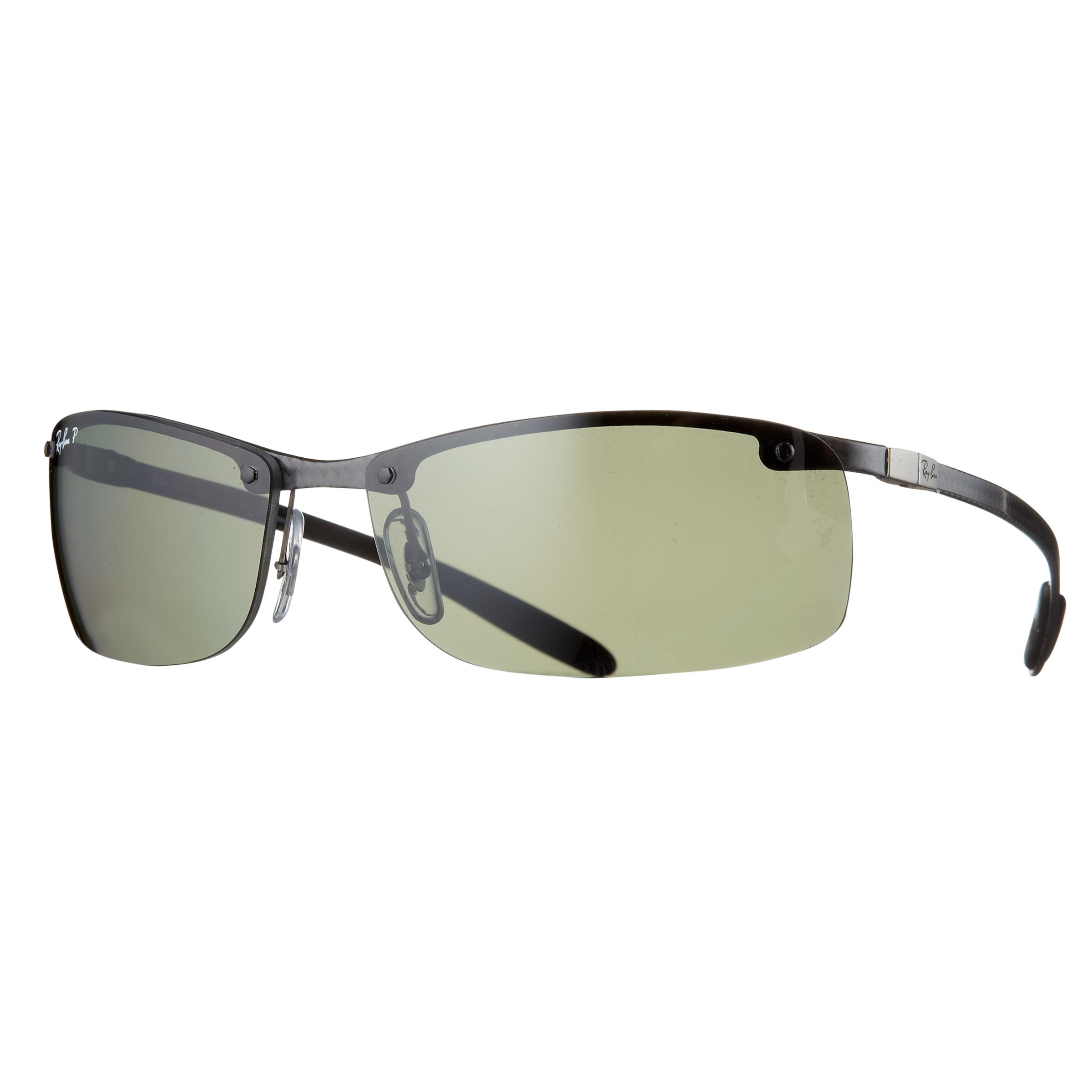 Ray-Ban Men's Tech Wrap Sunglasses, Gunmetal at John Lewis