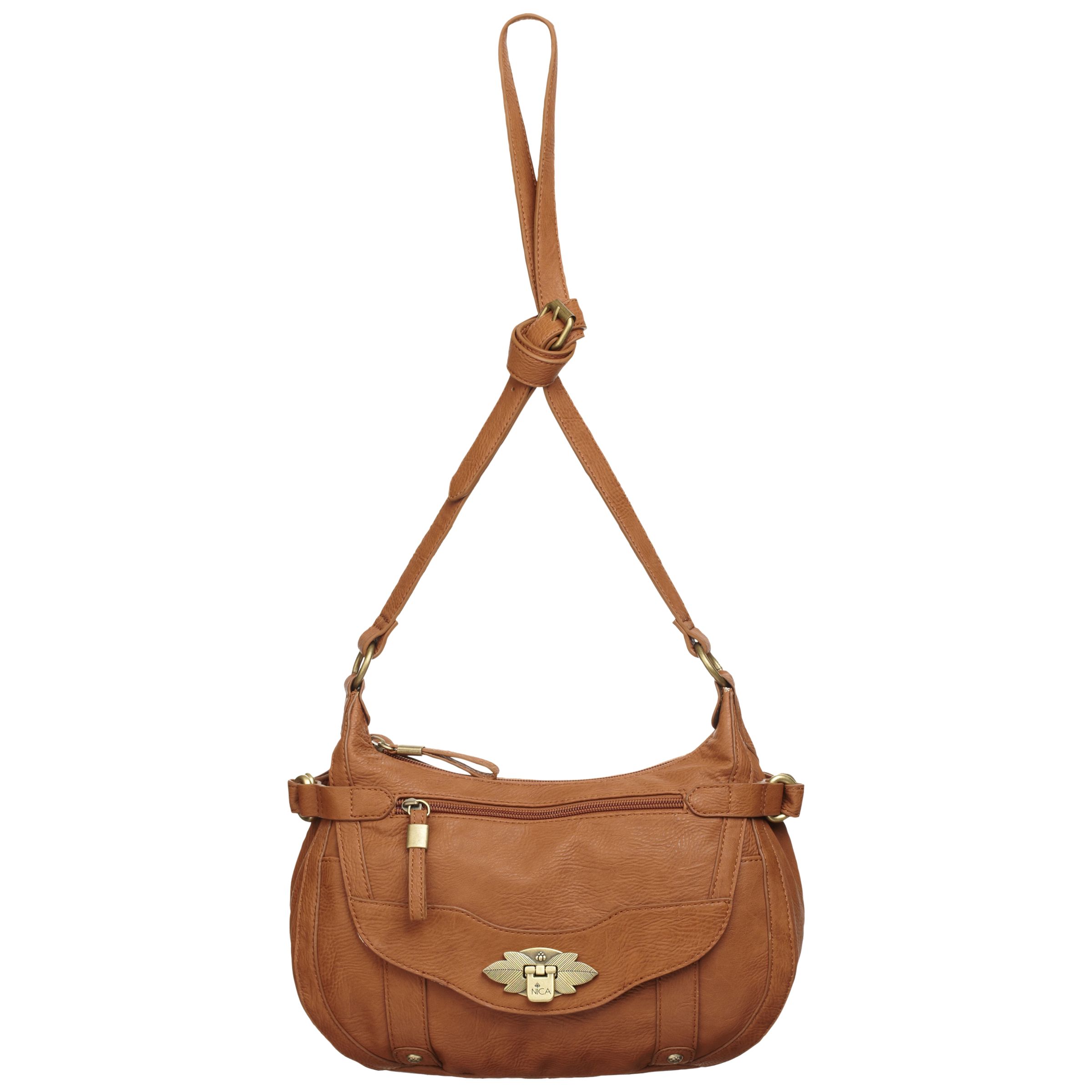Nica Morgan Across Body Handbag, Tan