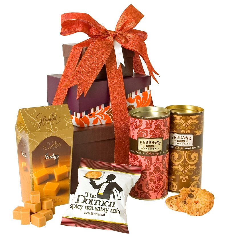 Damask Tower of Treats selected by Waitrose