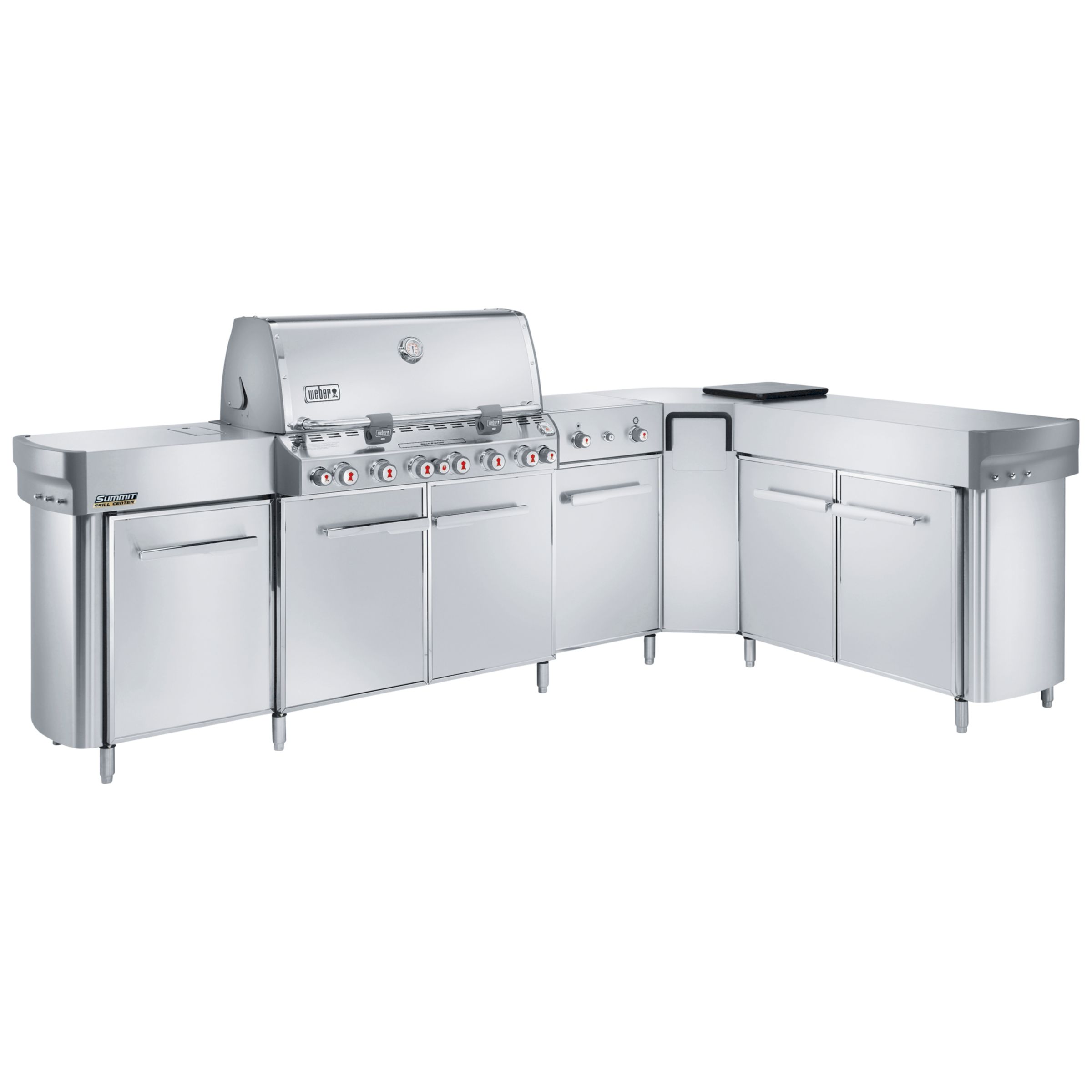 Weber Summit S670 Grill Centre with Social Area at John Lewis