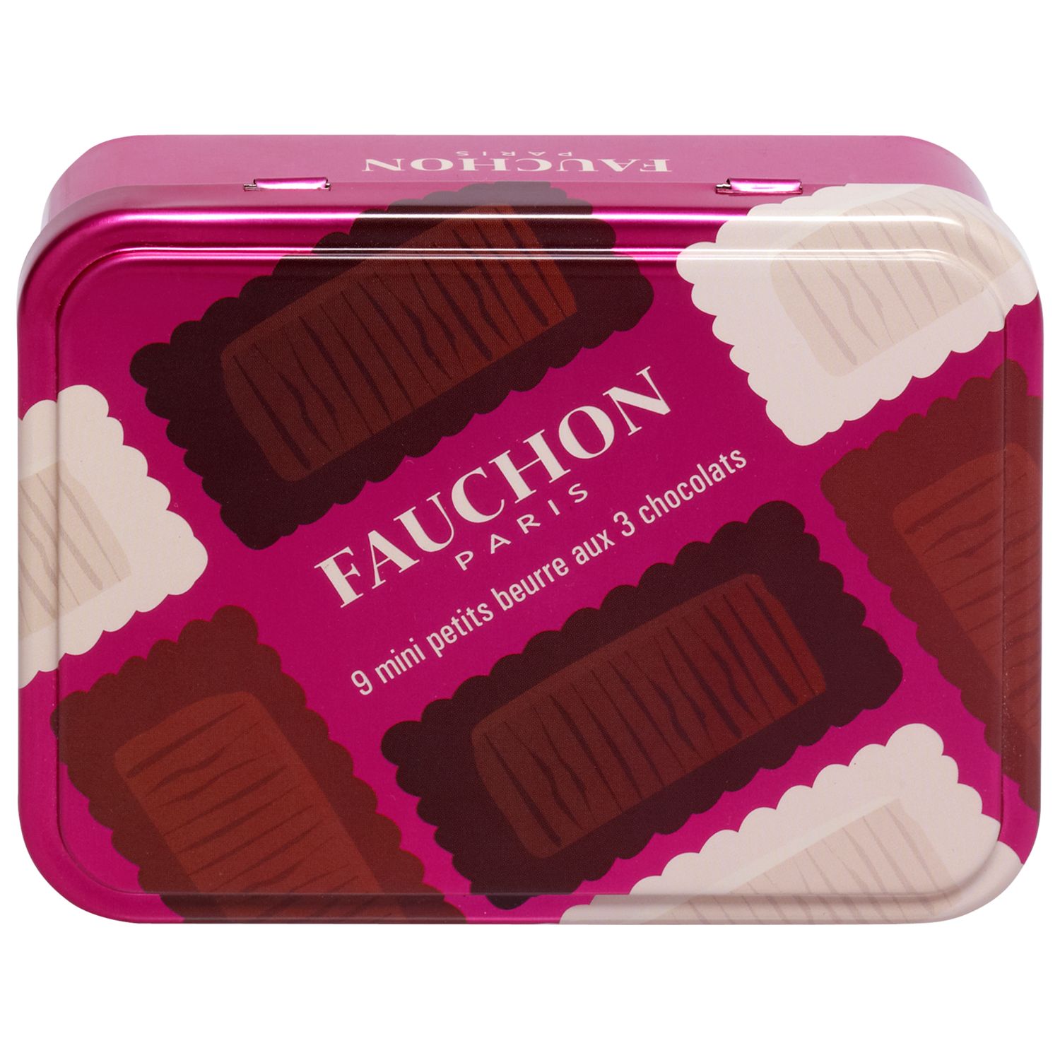 Fauchon Assorted Chocolate Coated Butter Biscuits 80g