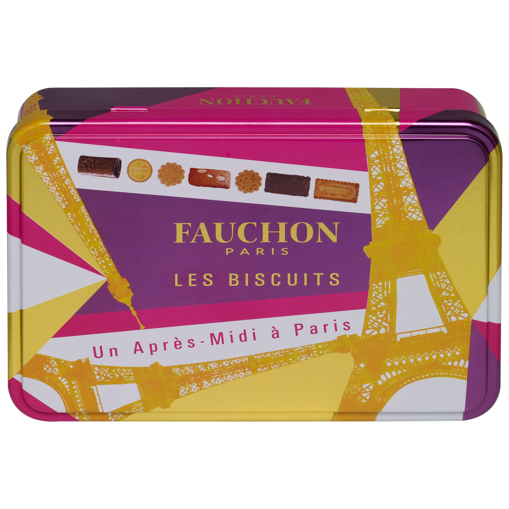 Fauchon Assorted Biscuits In Tin Gift Box 200g