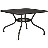 Henley by Kettler Square Outdoor Coffee Table, Steel, 80 x 80cm, width 80cm