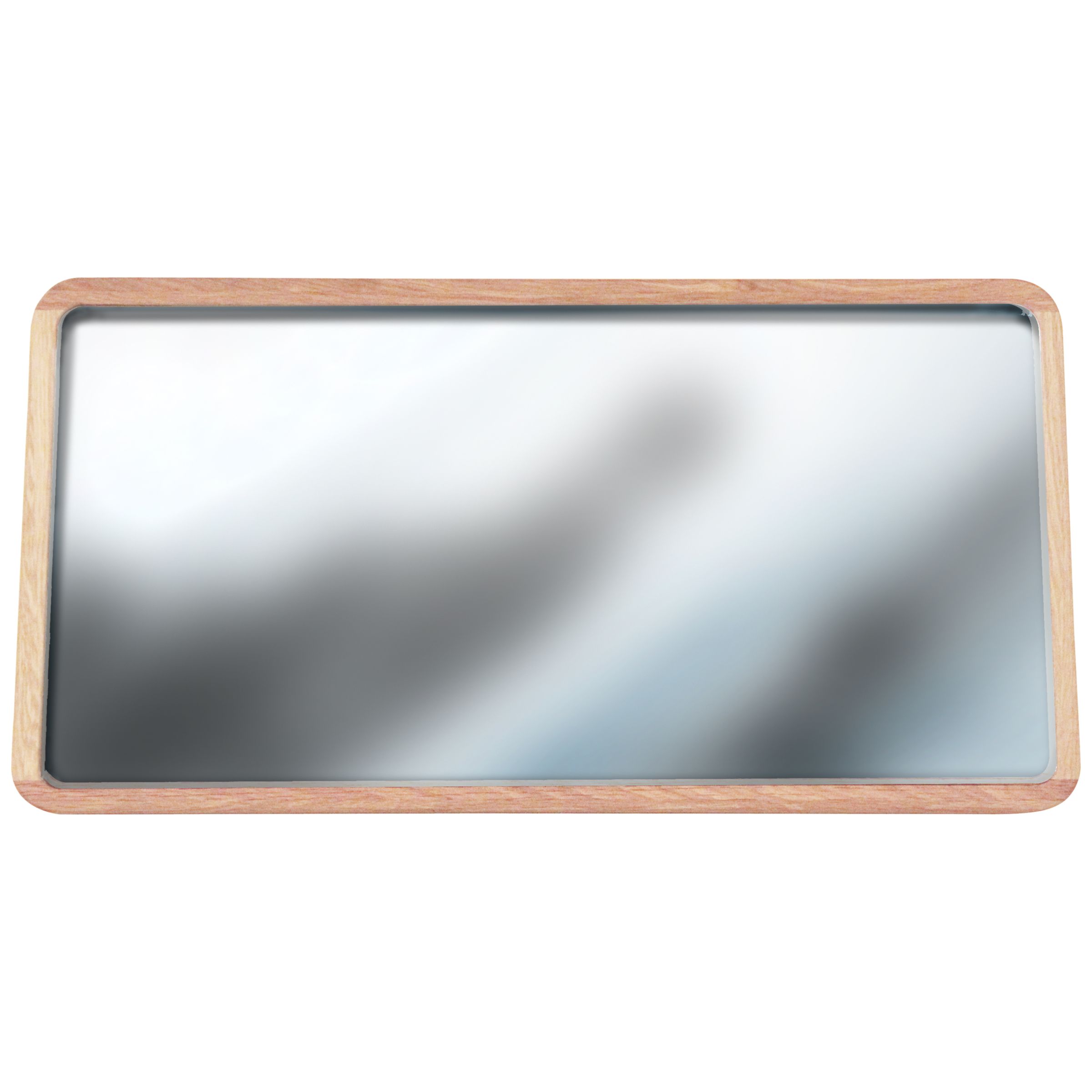 Ebbe Gehl for John Lewis Mira Wall Mounted Table Mirror, Oak at John Lewis