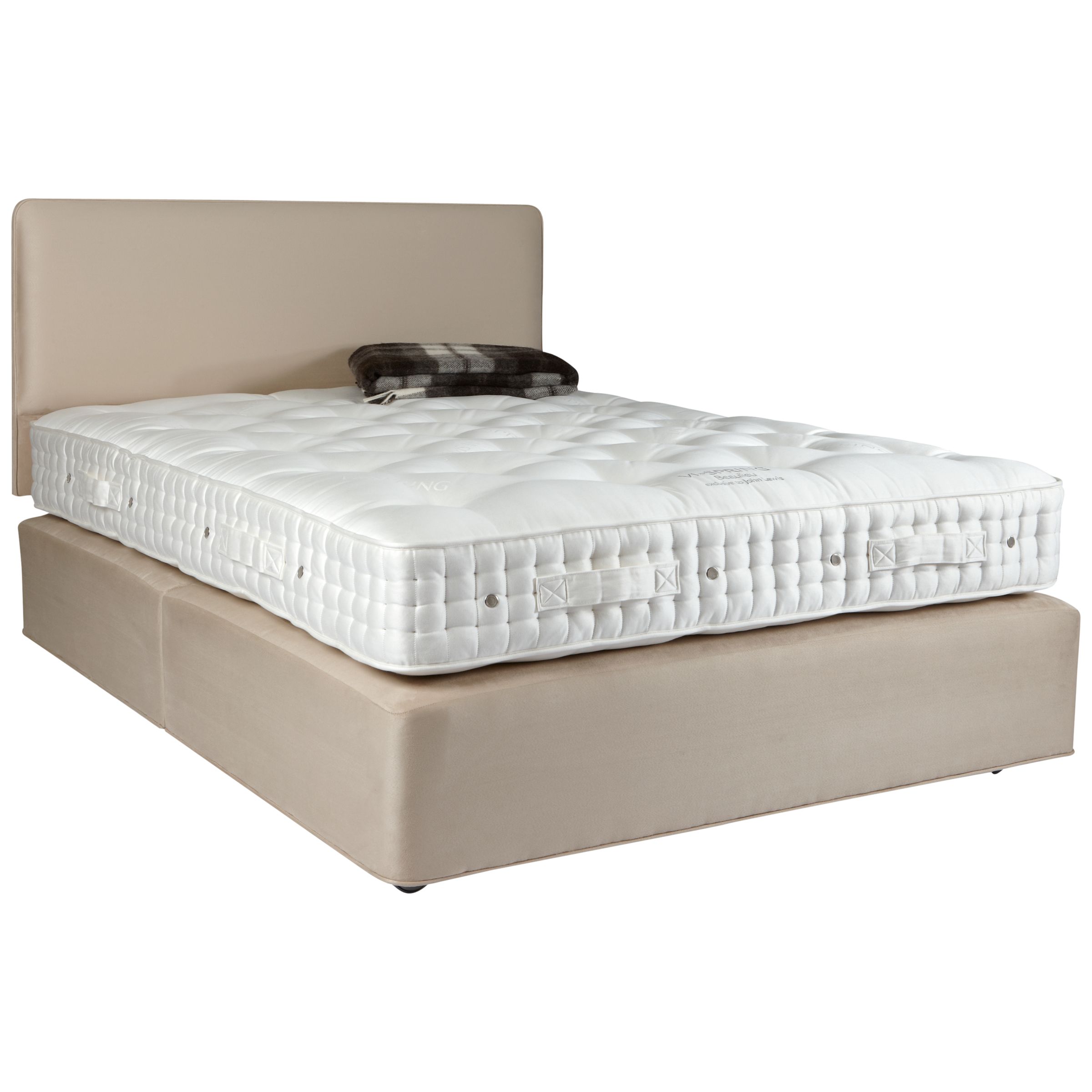 Vi-Spring Beaulieu Divan Set, Super Kingsize Zipped and Linked at John Lewis