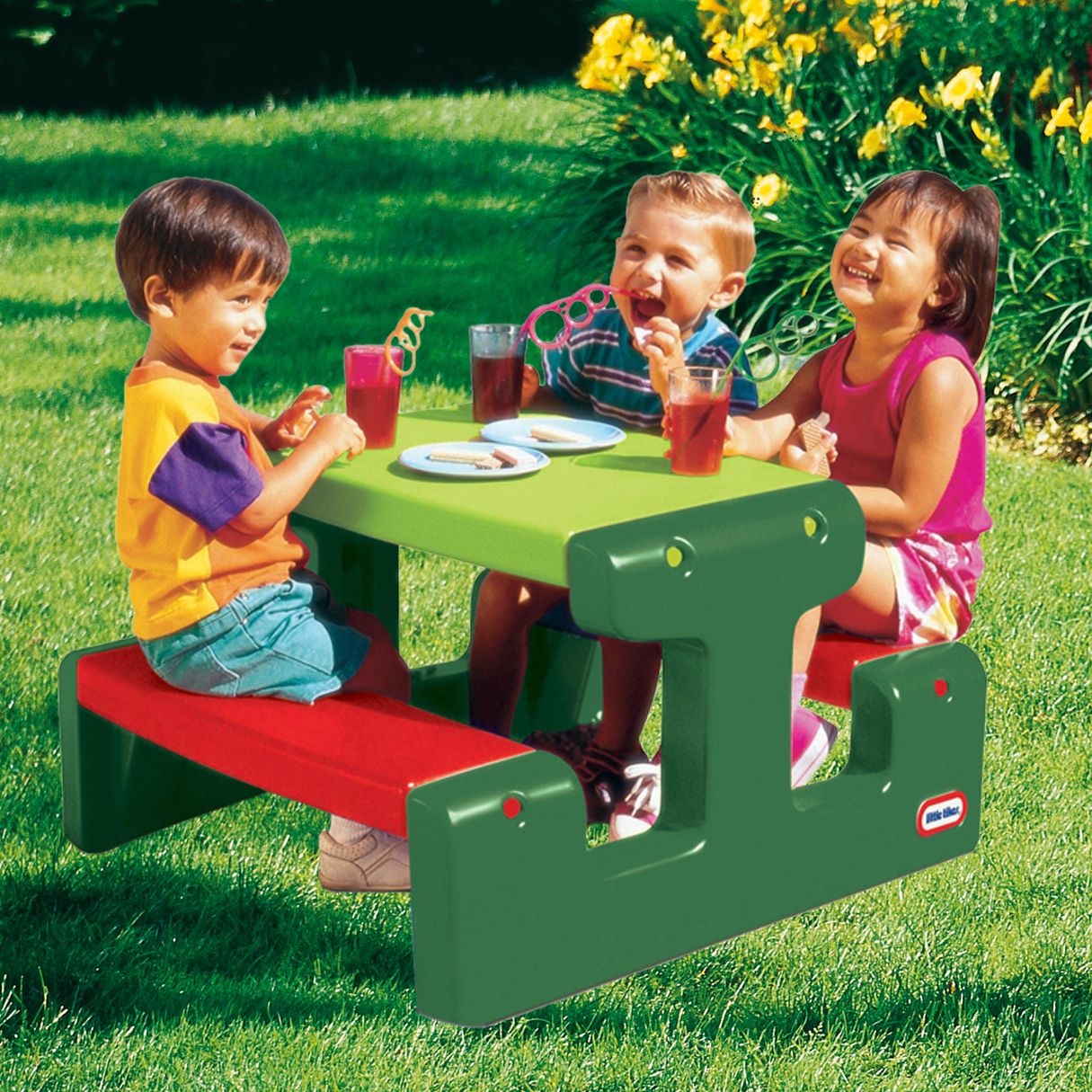 Little Tikes Junior Picnic Table, Evergreen