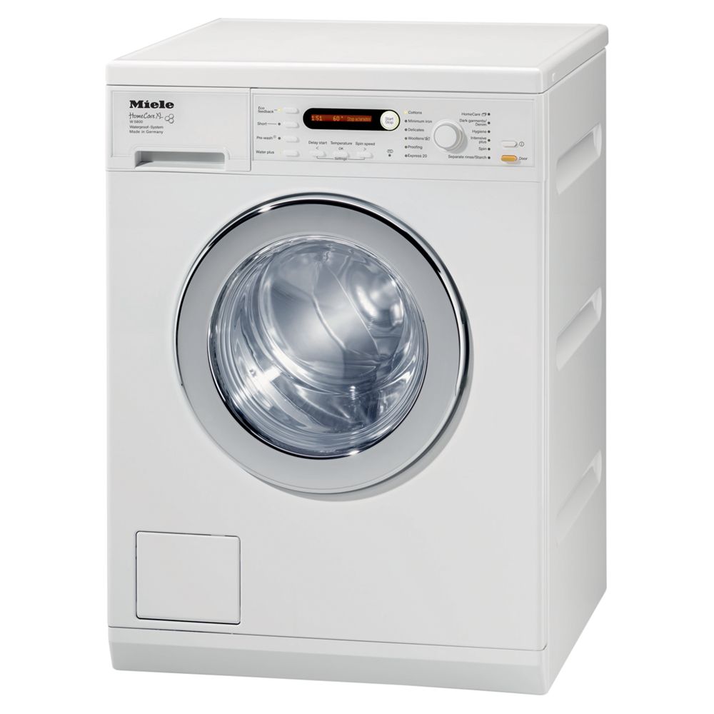 Miele W5846 Washing Machine, 7kg Load, A+++ Energy Rating, 1600rpm Spin, White