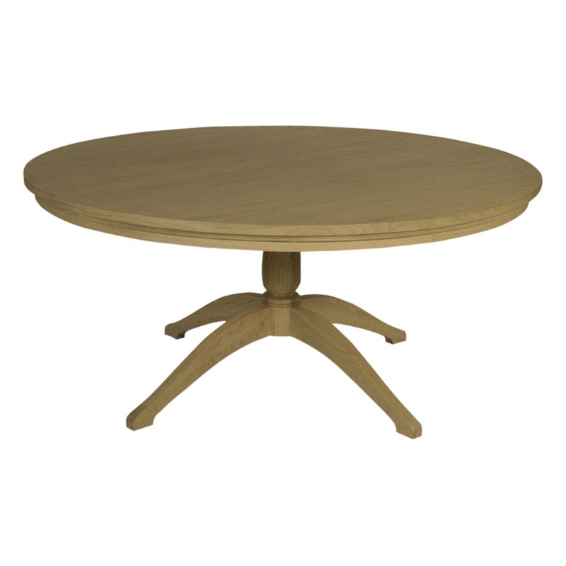 Neptune Henley 8 Seater Round Dining Table, Oak, width 150cm