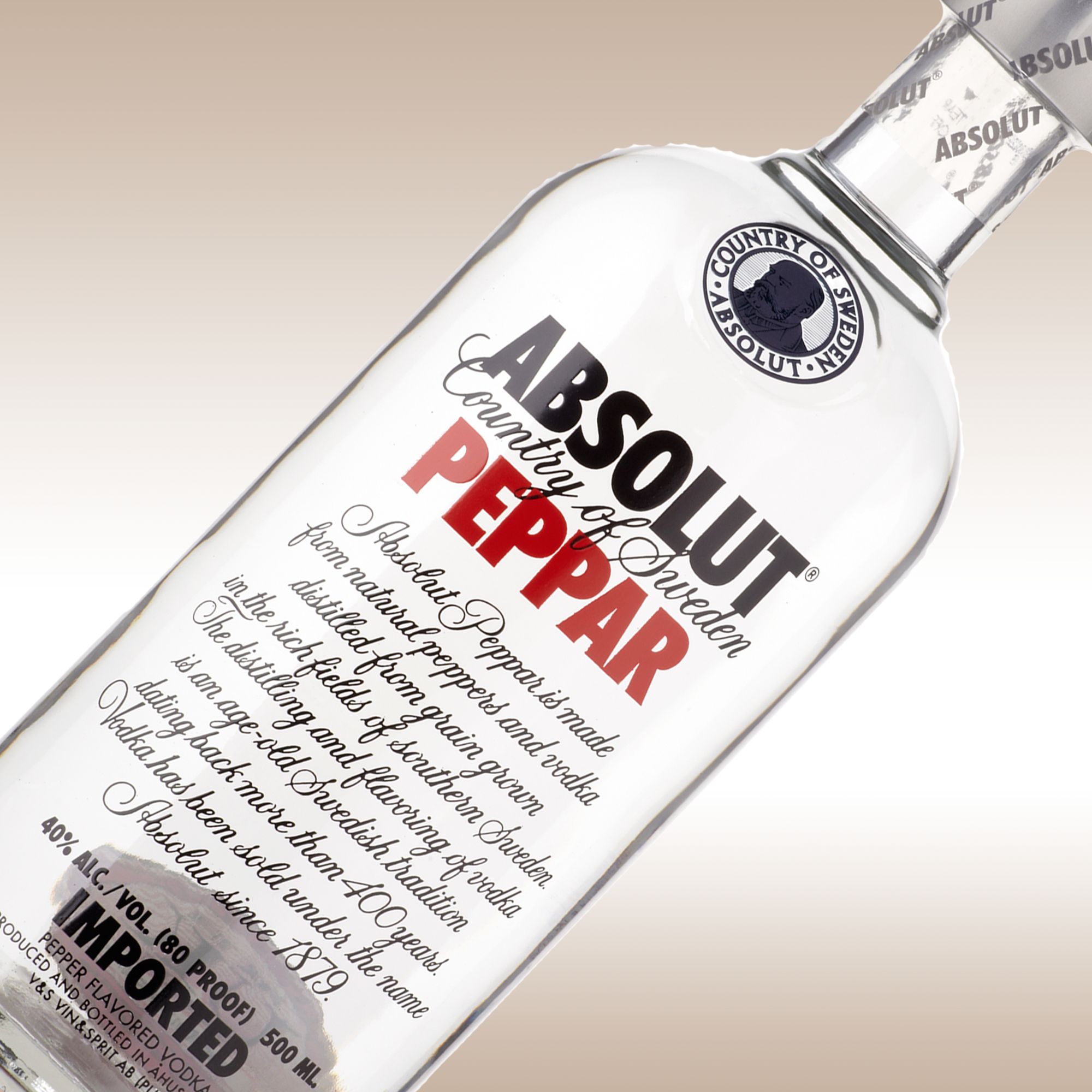 Absolut Pepper Vodka 50cl