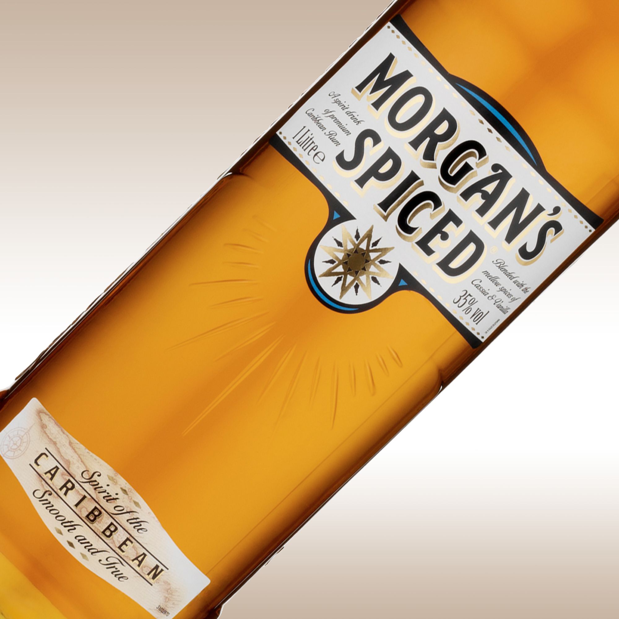 Morgan's Spiced Rum, Caribbean, 1 litre
