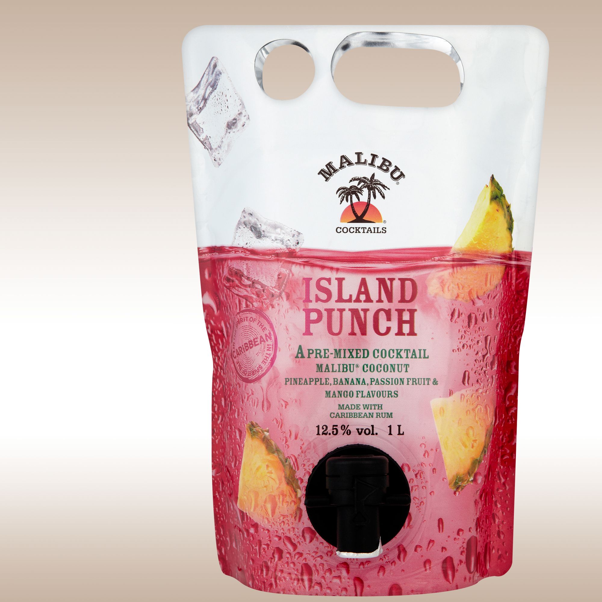 Malibu Cocktails Island Punch, 1 Litre
