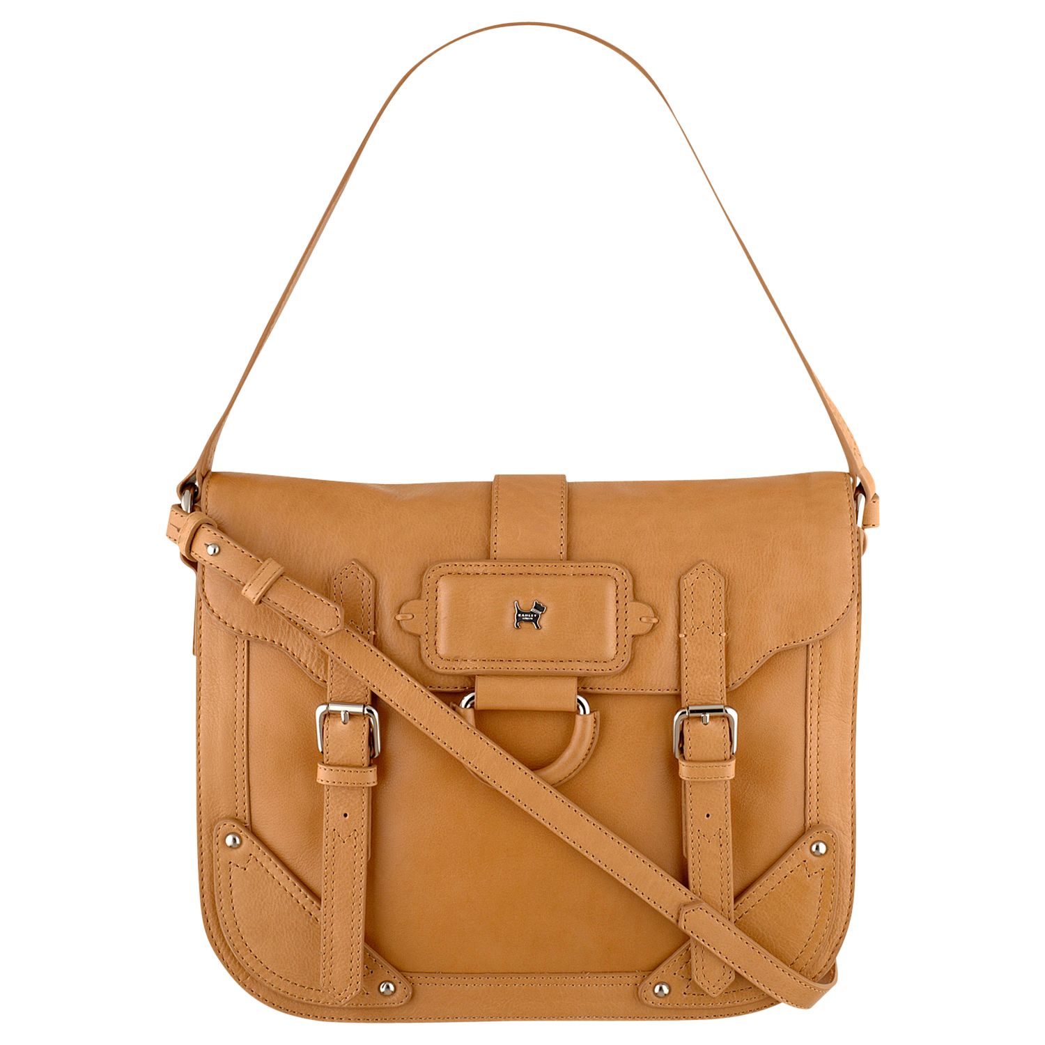 Radley Austin Large Satchel Handbag, Tan at John Lewis