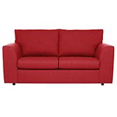 John Lewis Value Emma Medium Sofa, Red, width 175cm