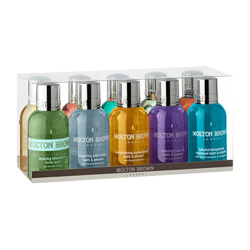 Molton Brown Global Bath and Shower Gift Set, 10 x 50ml