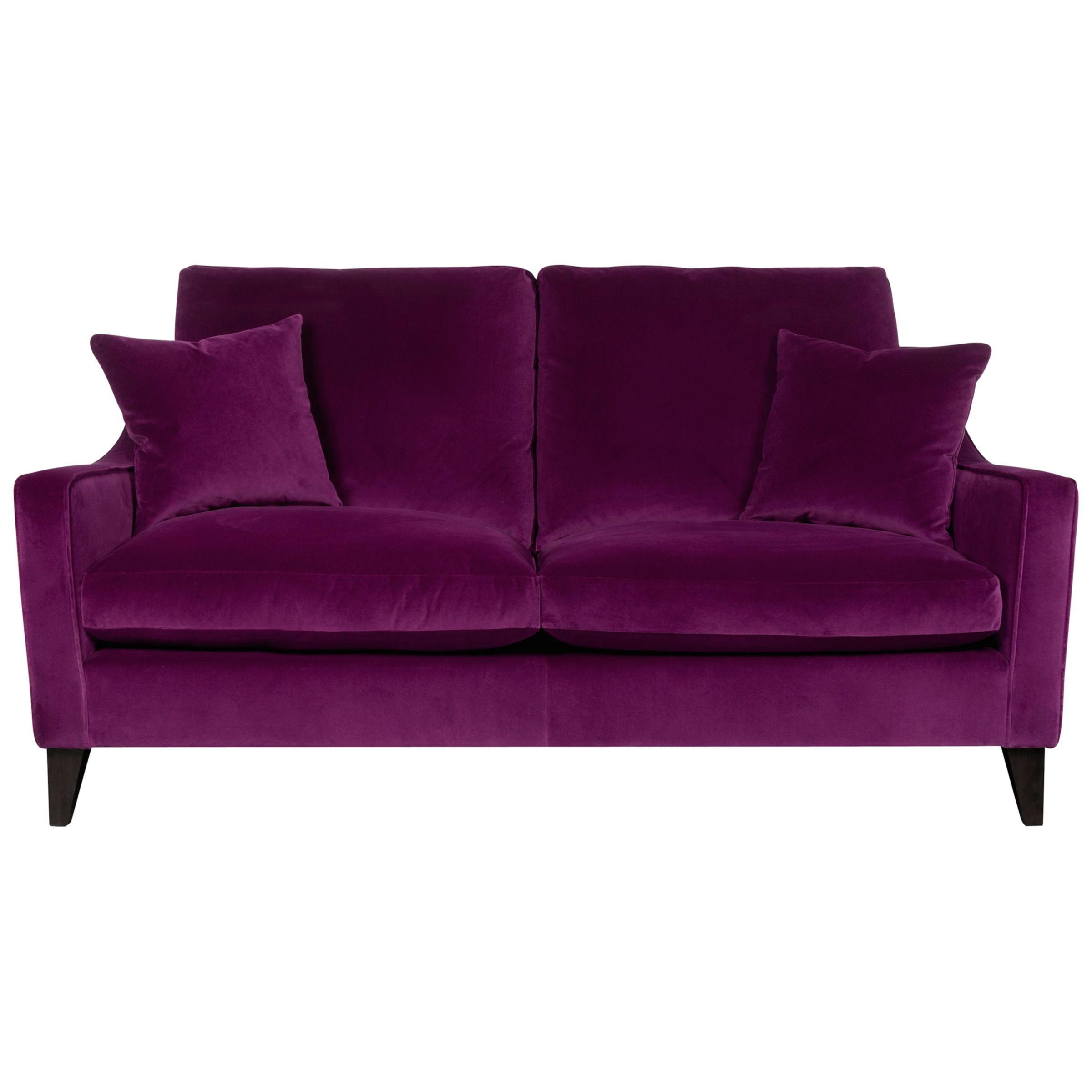 John Lewis Vivien Medium Sofa, Magenta, width 175cm