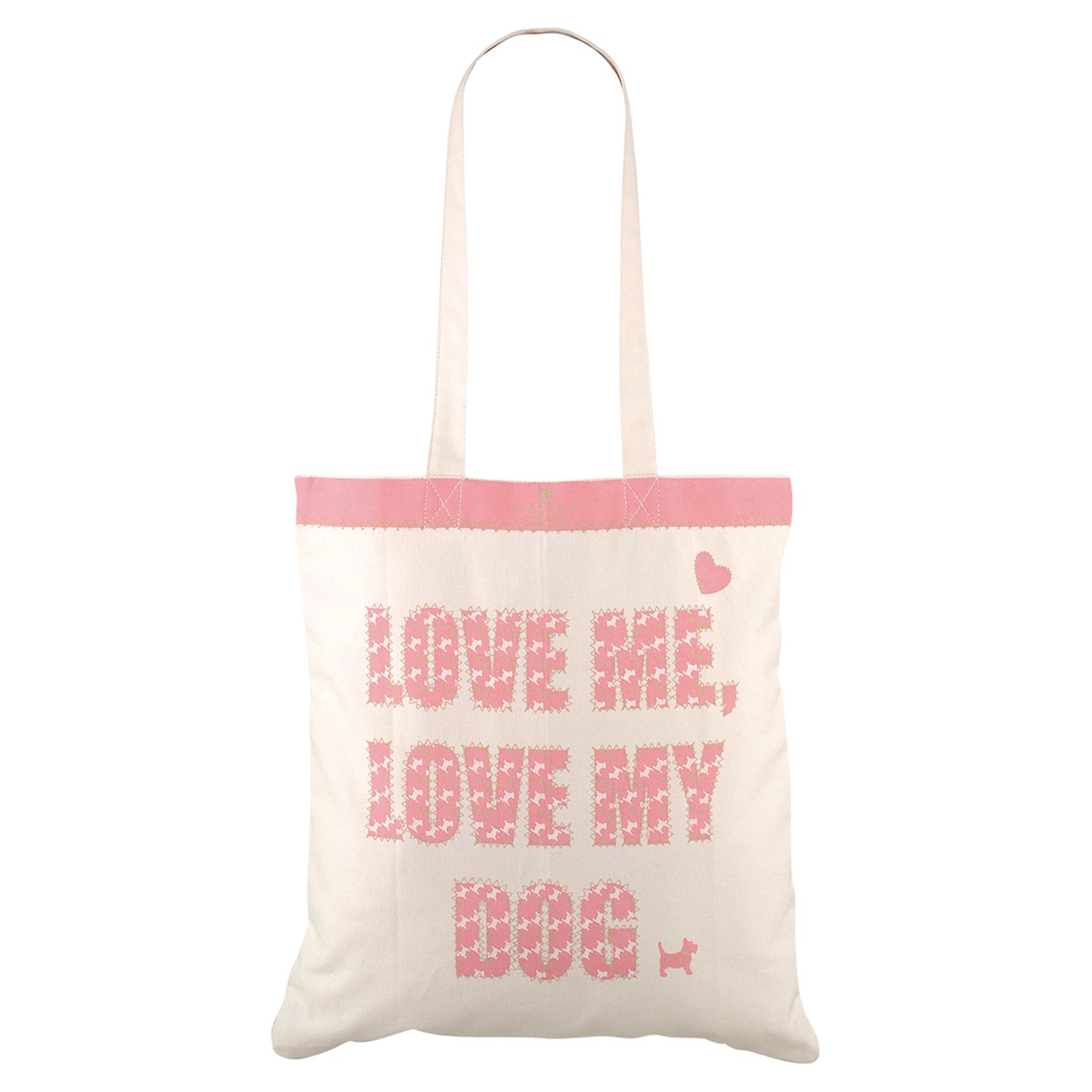 Radley 'Love Me, Love My Dog' Medium Tote Handbag, Grey