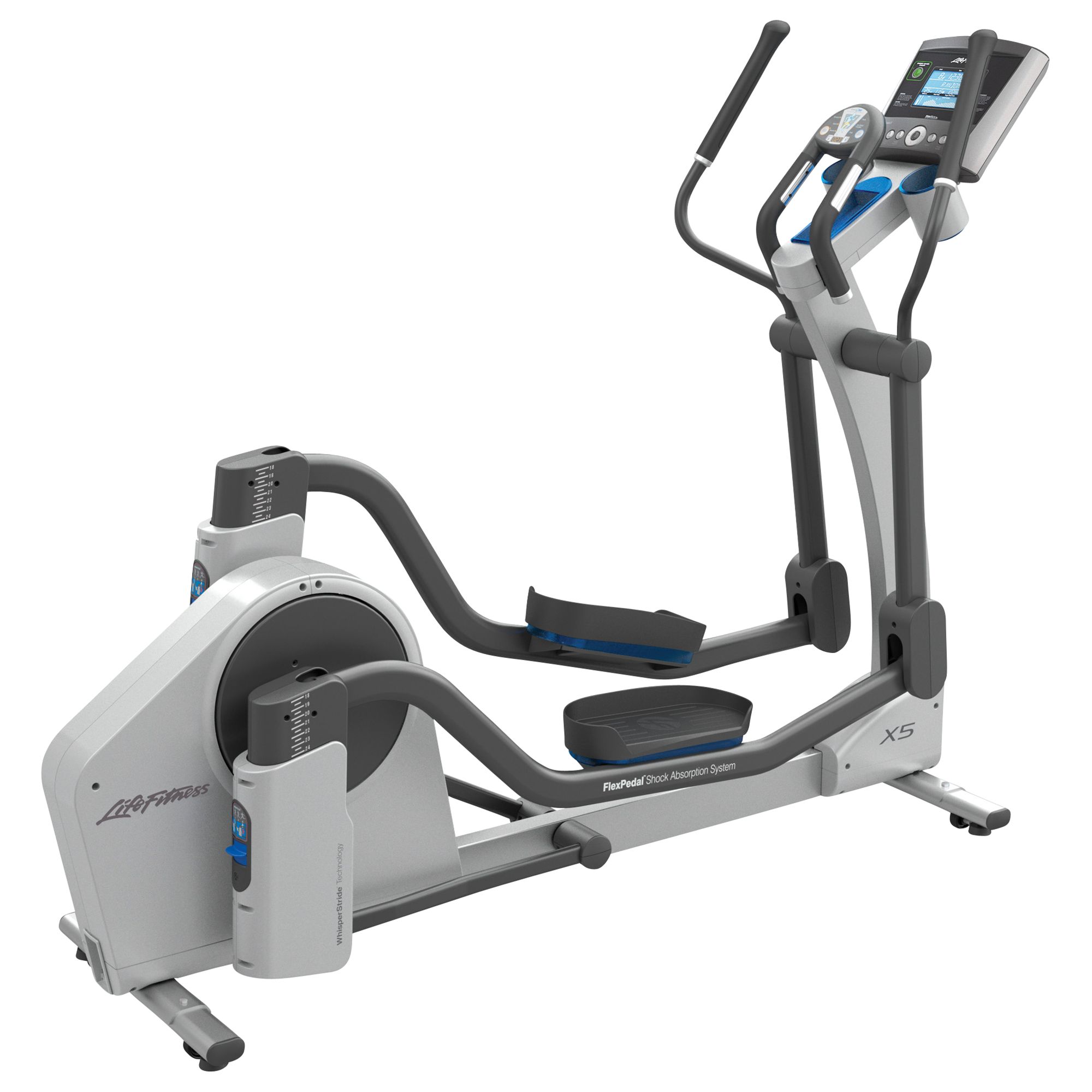 Life Fitness Total-Body X5 Elliptical Cross-Trainer, Go Console at John Lewis