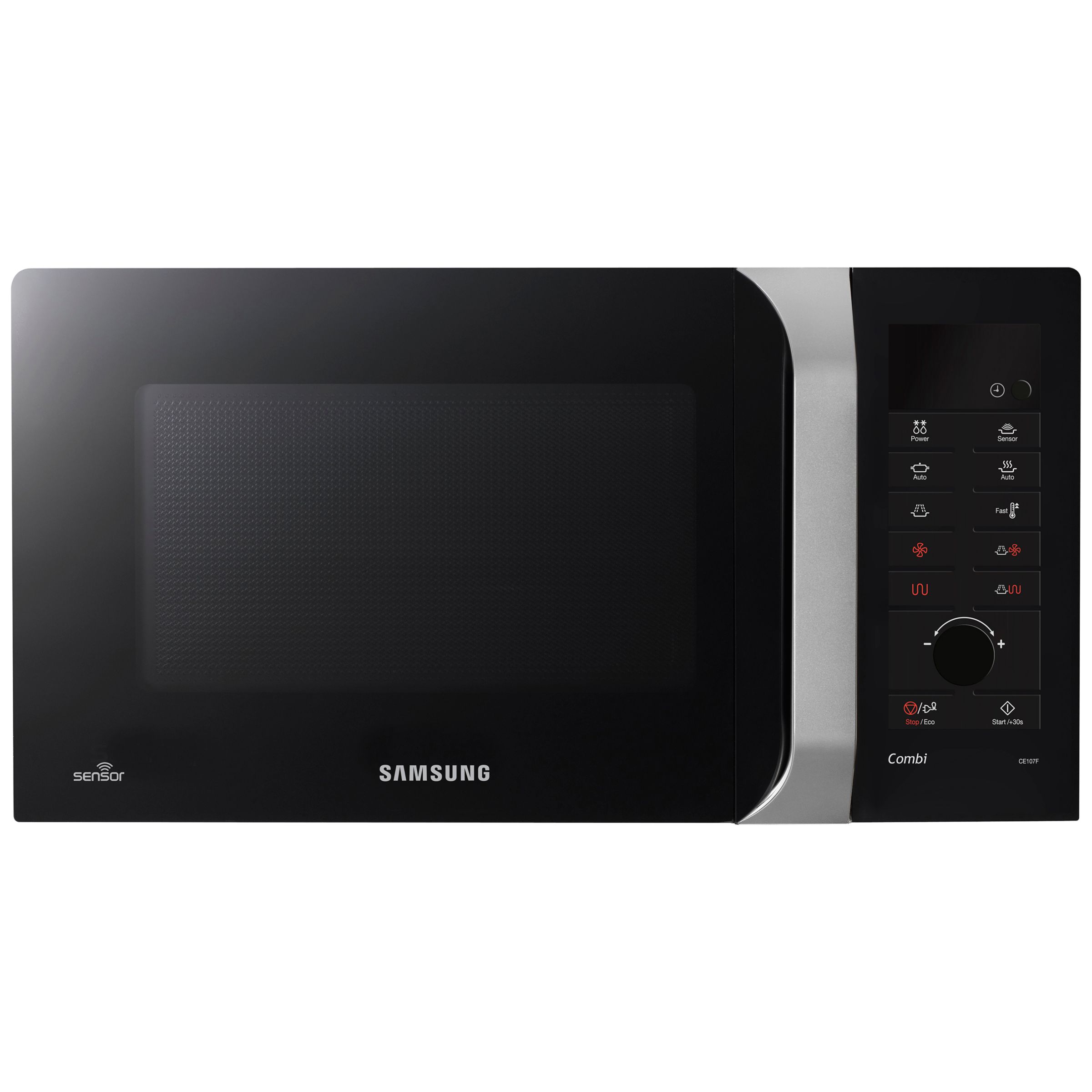 Samsung CE107F-S Combination Microwave, Black at John Lewis