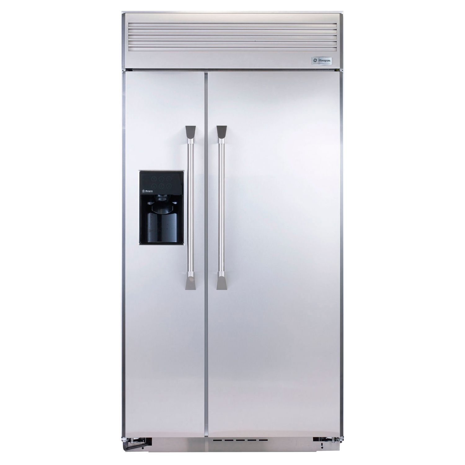 GE Monogram ZSEP420DYSS Built-in American Style Fridge Freezer, Stainless Steel at John Lewis
