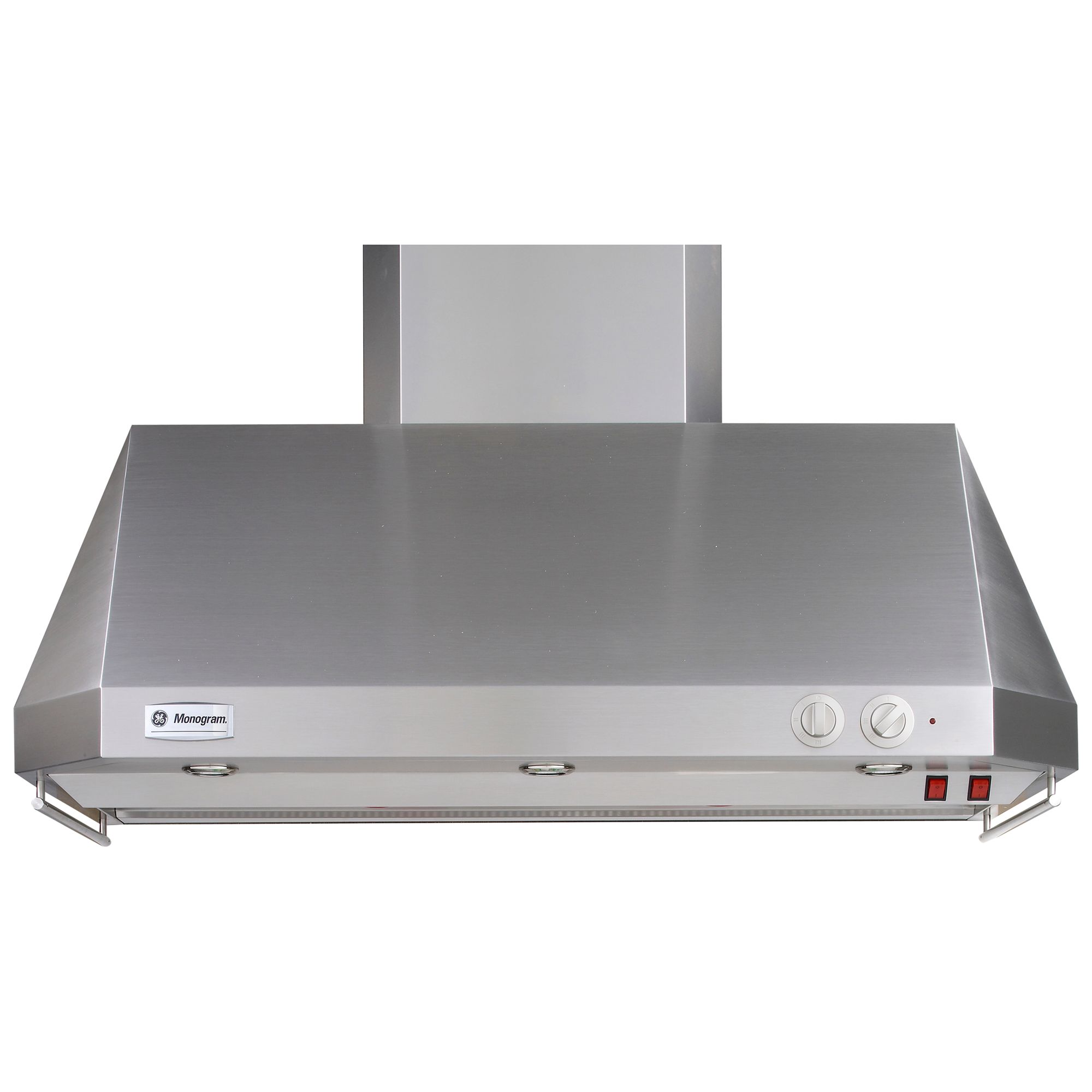 GE Monogram ZVE48TANSS Cooker Hood, Stainless Steel at John Lewis