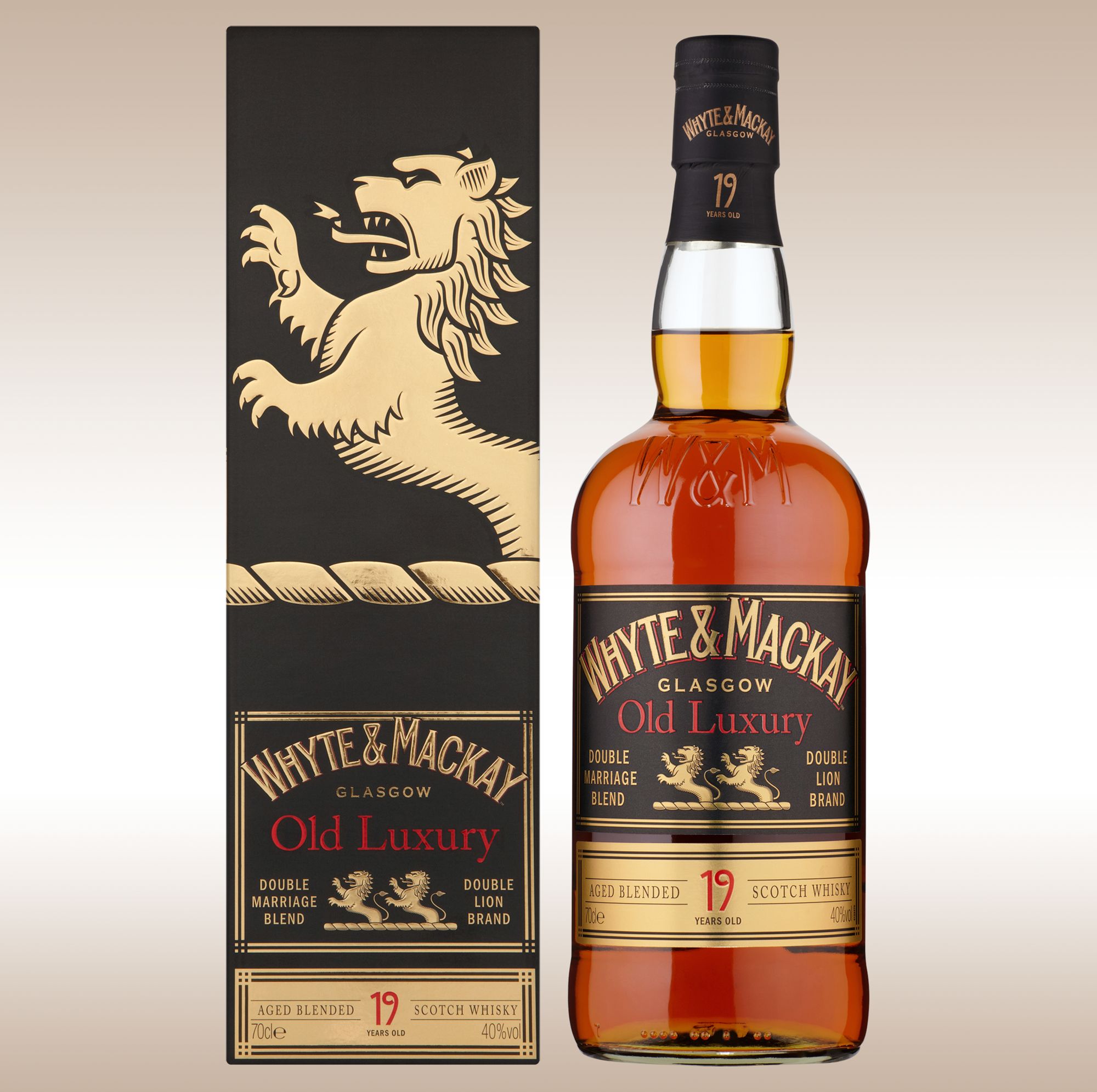 Whyte & Mackay Old Luxury 19-Year-Old Blended Scotch Whisky