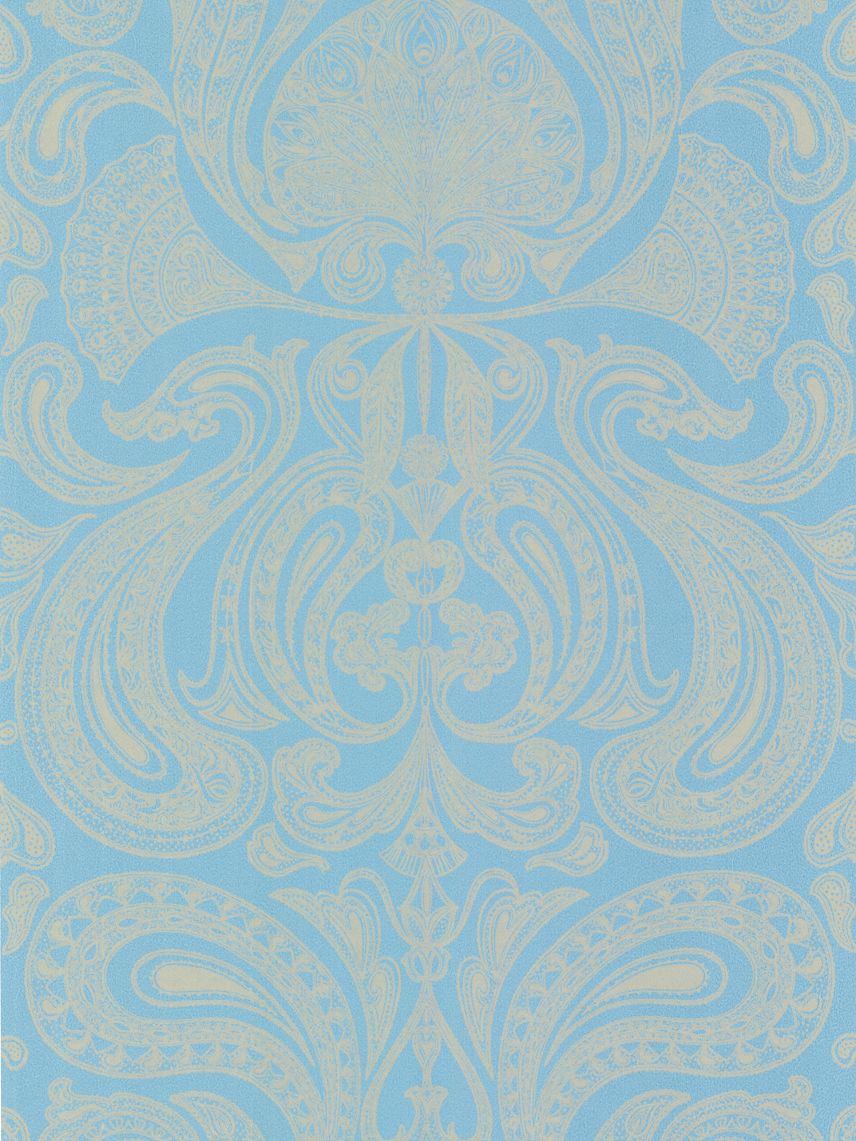 Paisley Wallpaper on Buy Cole   Son Malabar Wallpaper  Turquoise   Gold  66 1001 Online At