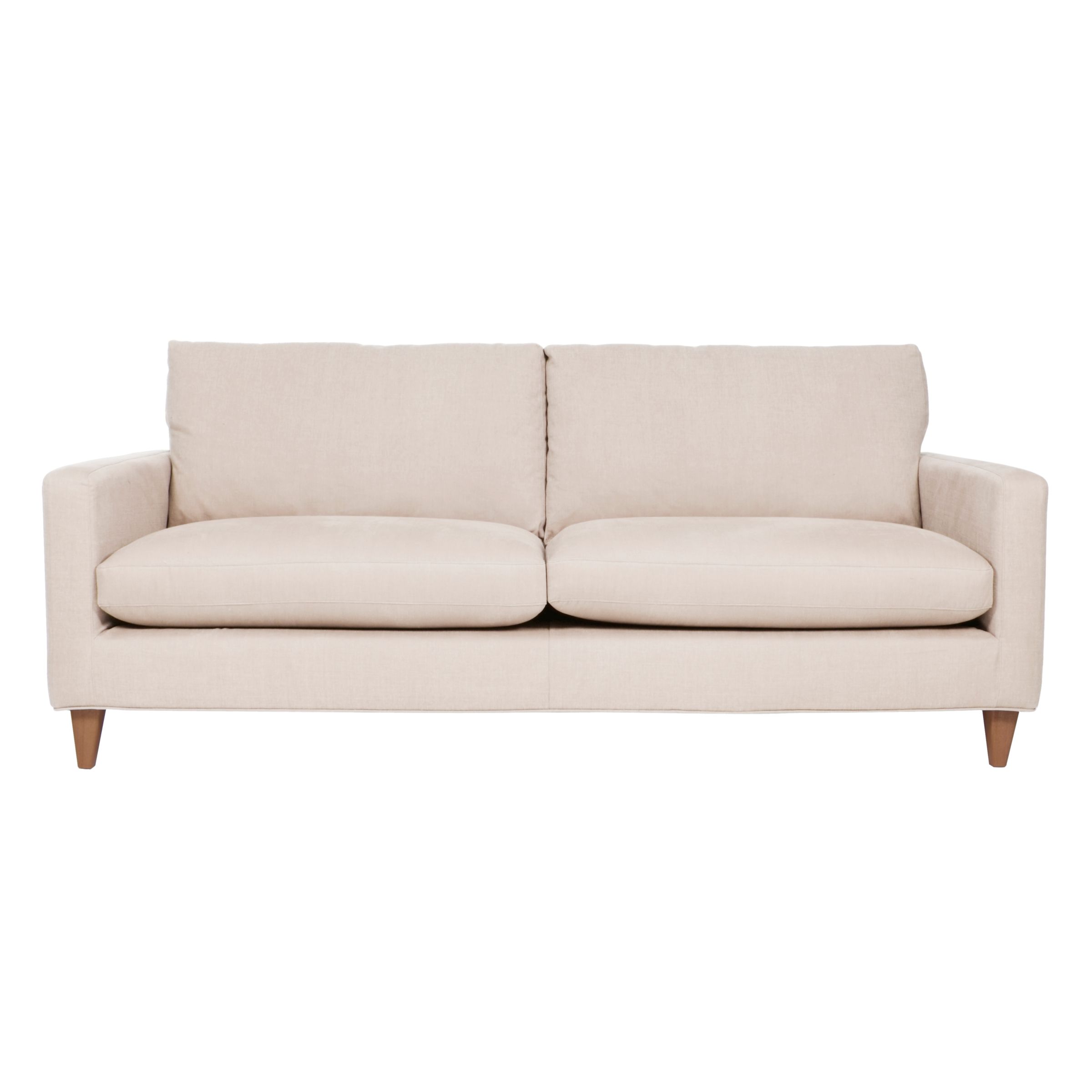 John Lewis Bailey Grand Sofa, Linen, width 214cm